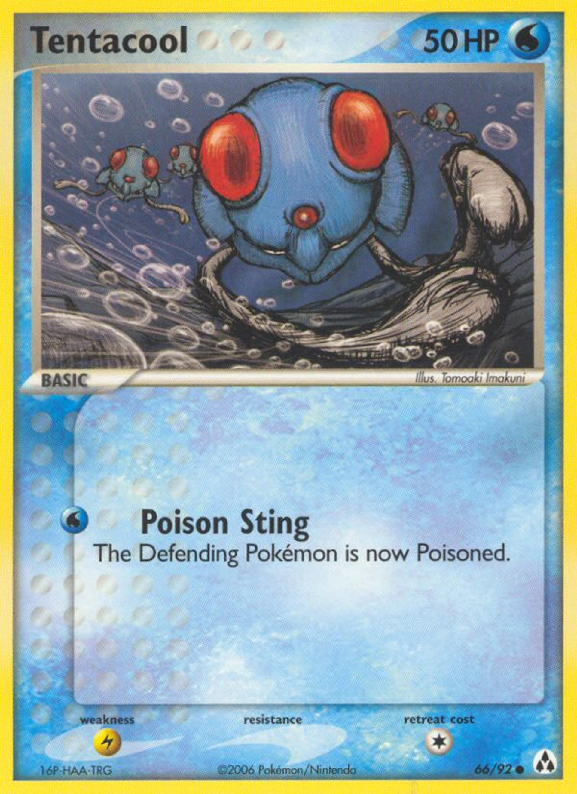 Tentacool — Legend Maker — Pokemon