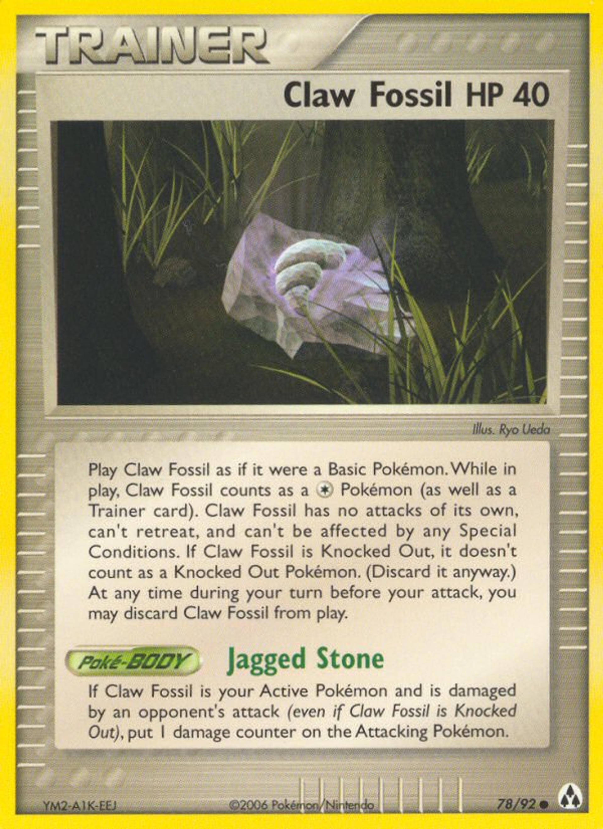 Fossile griffe — Legend Maker — Pokemon