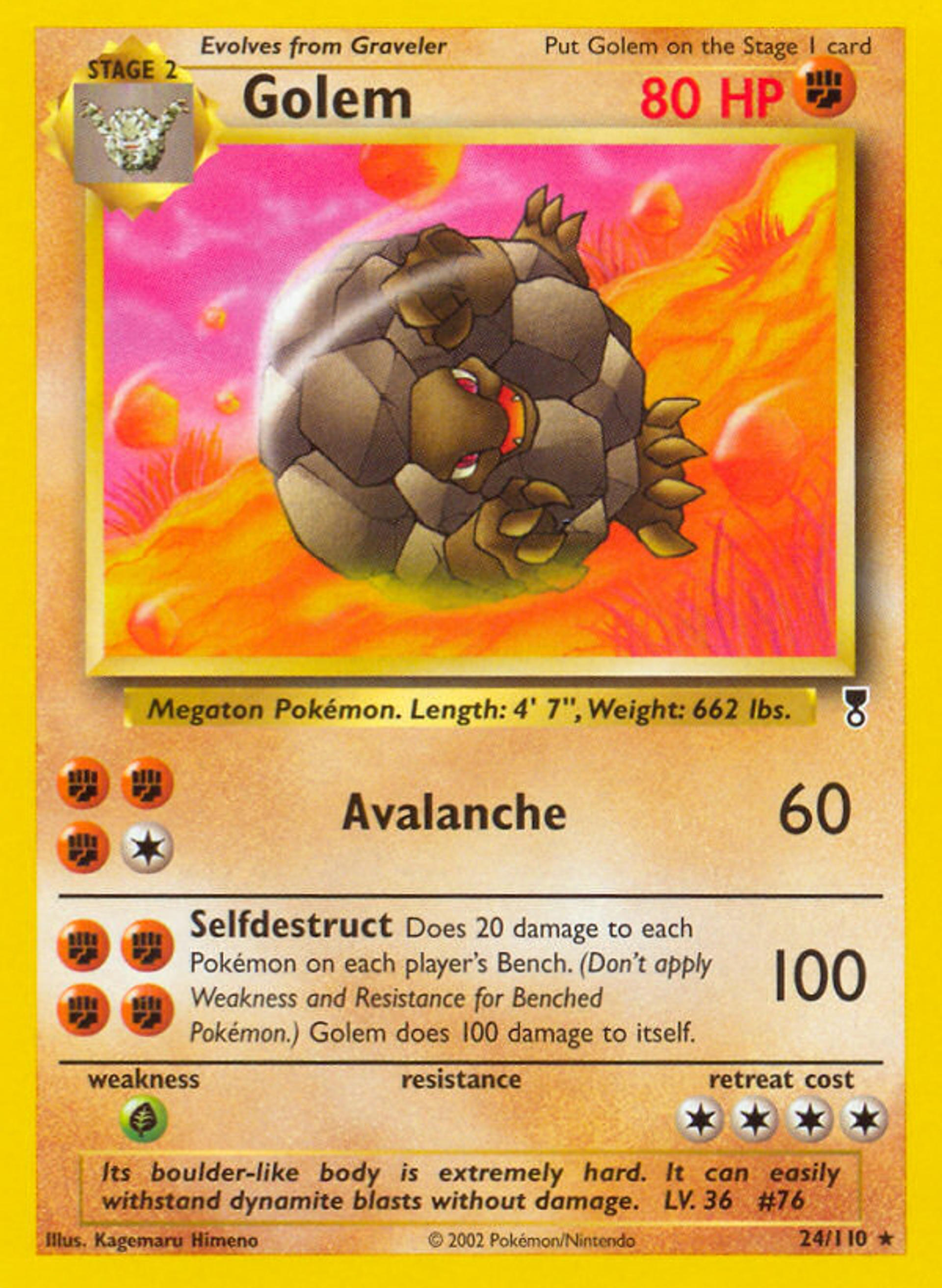 Golem — Legendary Collection — Pokemon
