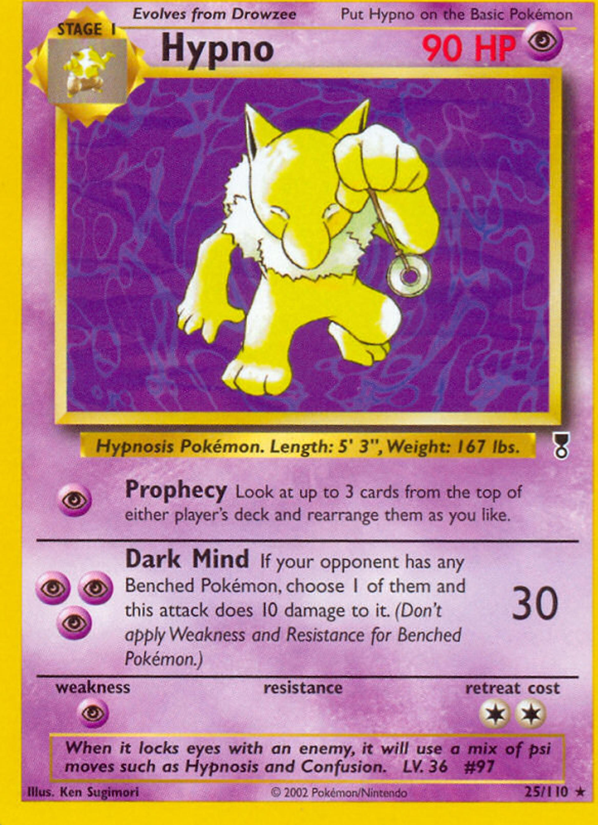 Hypno — Legendary Collection — Pokemon