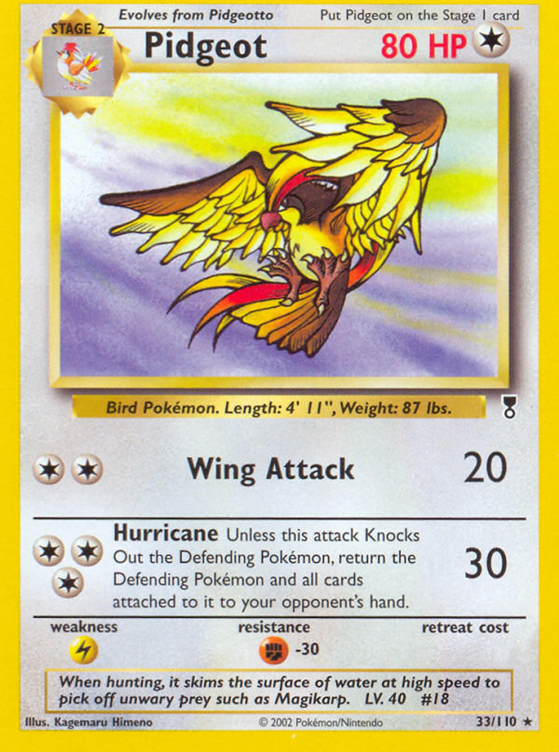 Pidgeot — Legendary Collection — Pokemon