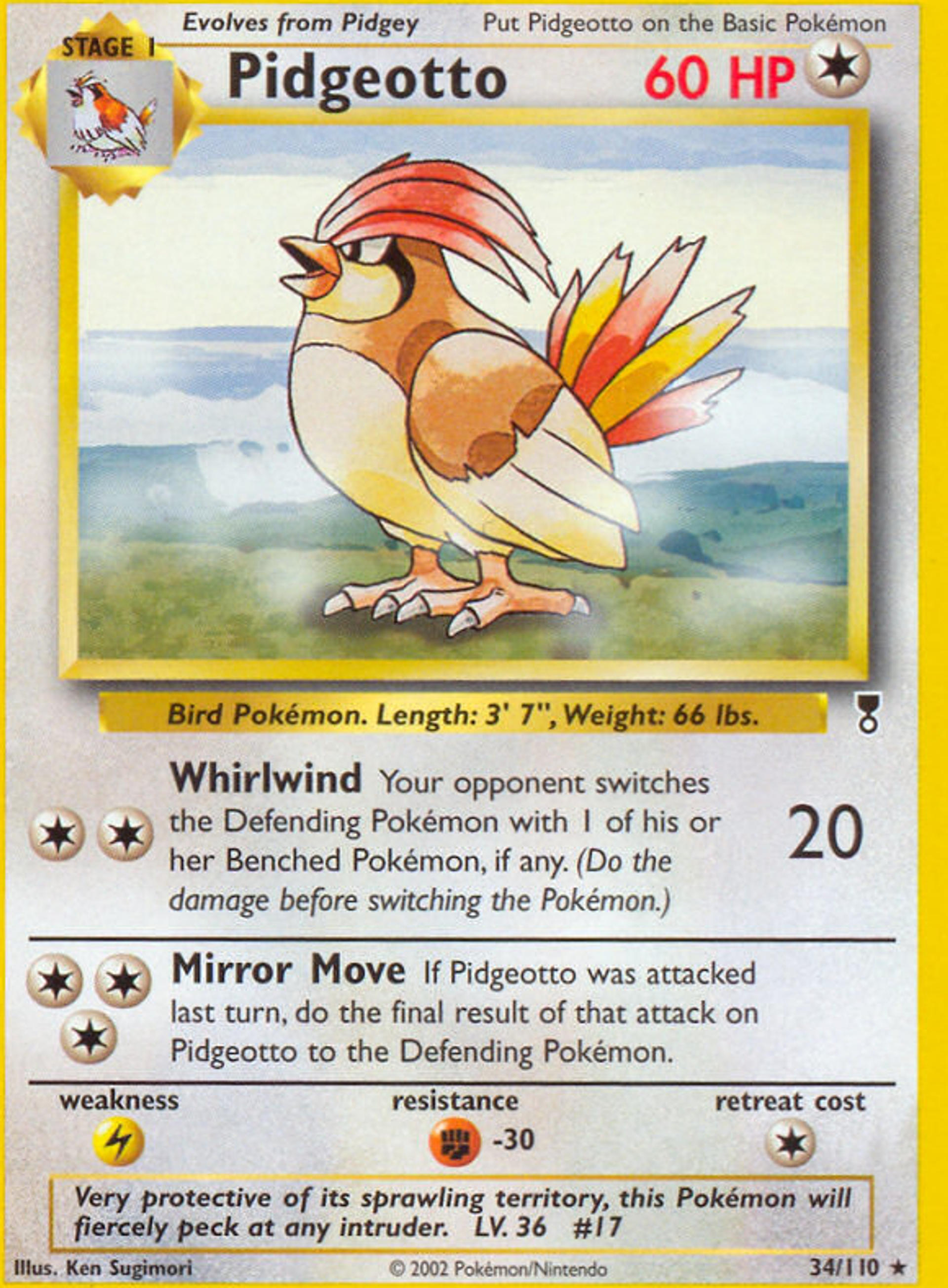 Pidgeotto — Legendary Collection — Pokemon