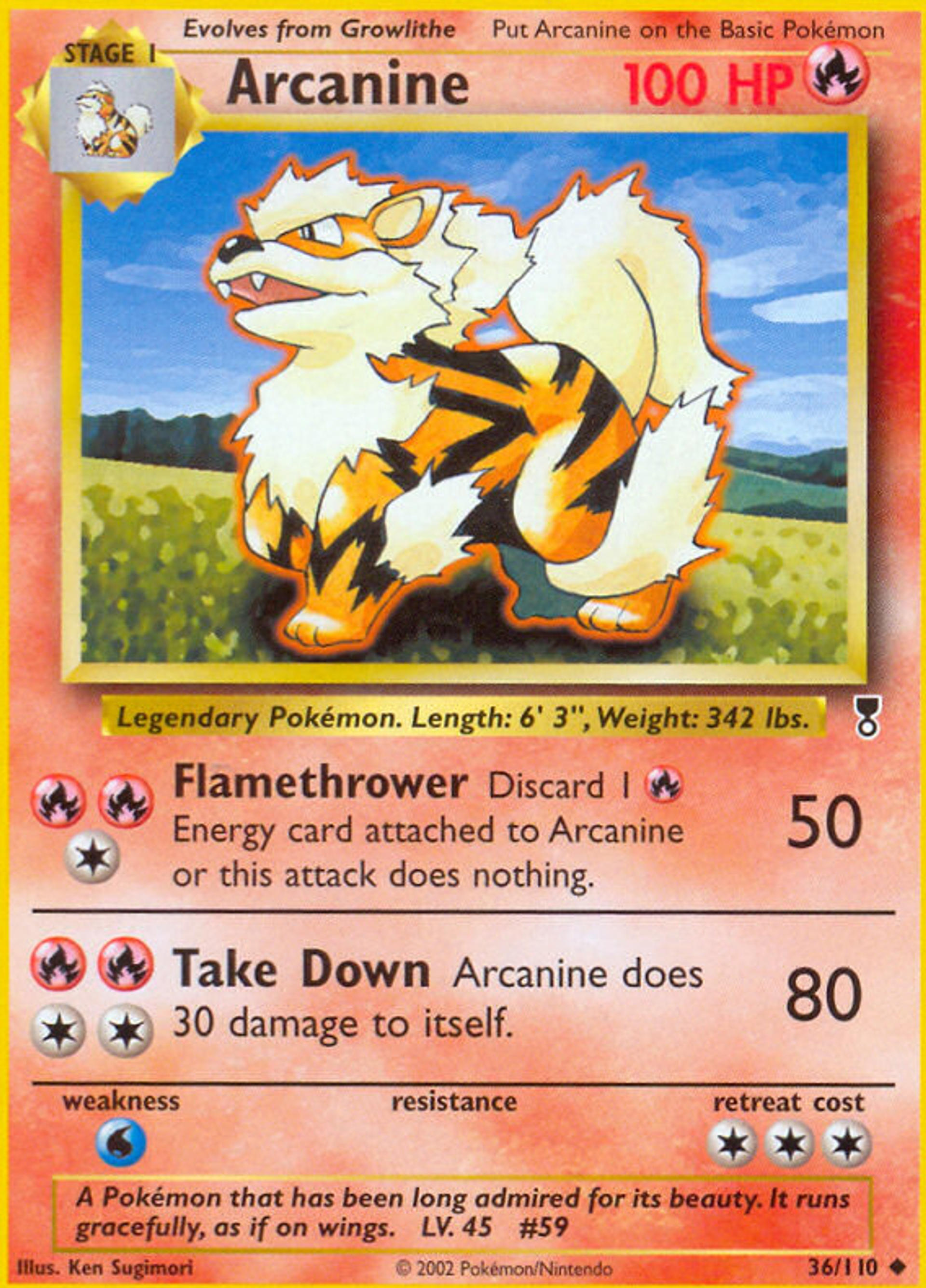 Arcanine — Legendary Collection — Pokemon