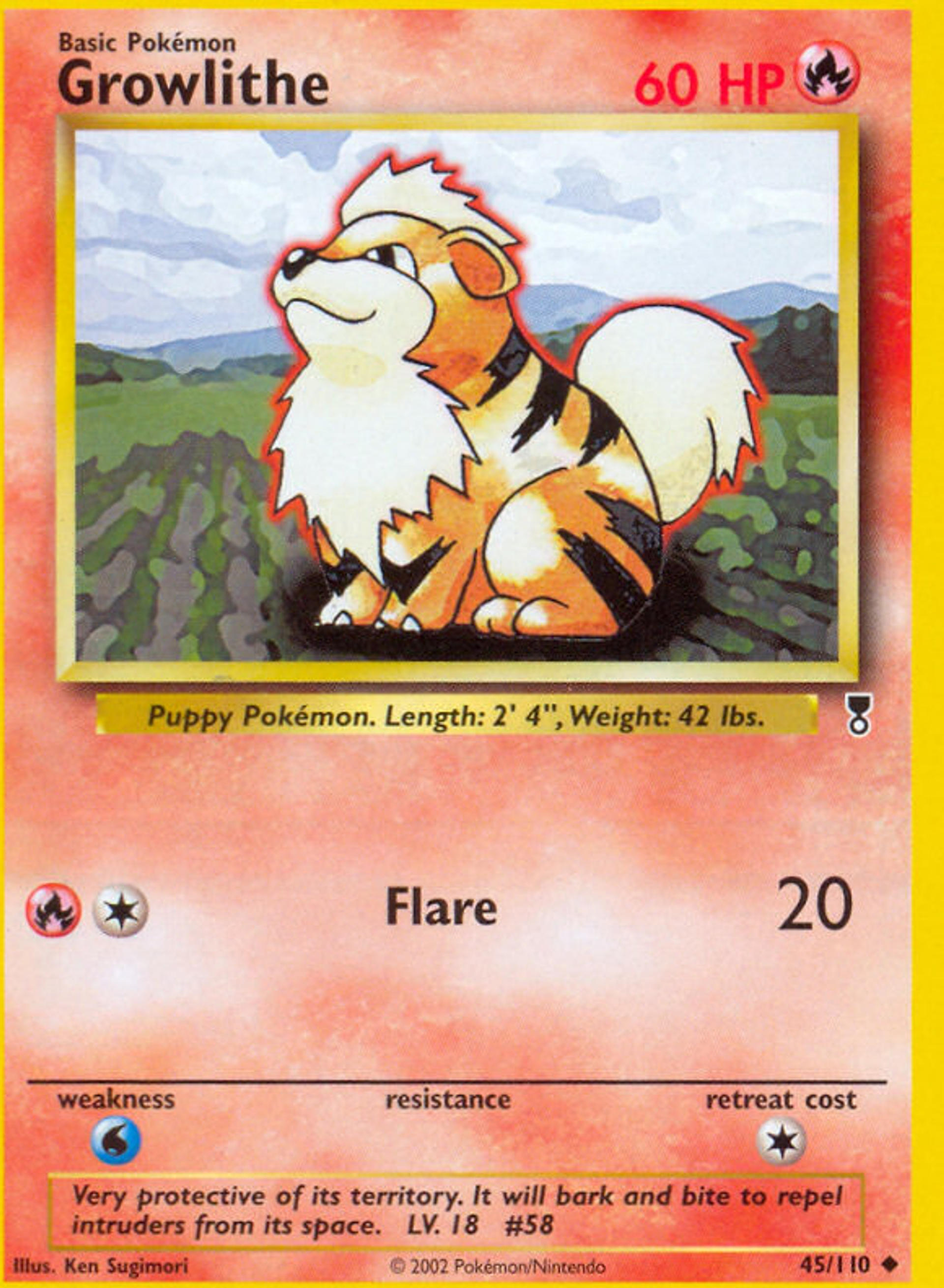 Growlithe — Legendary Collection — Pokemon