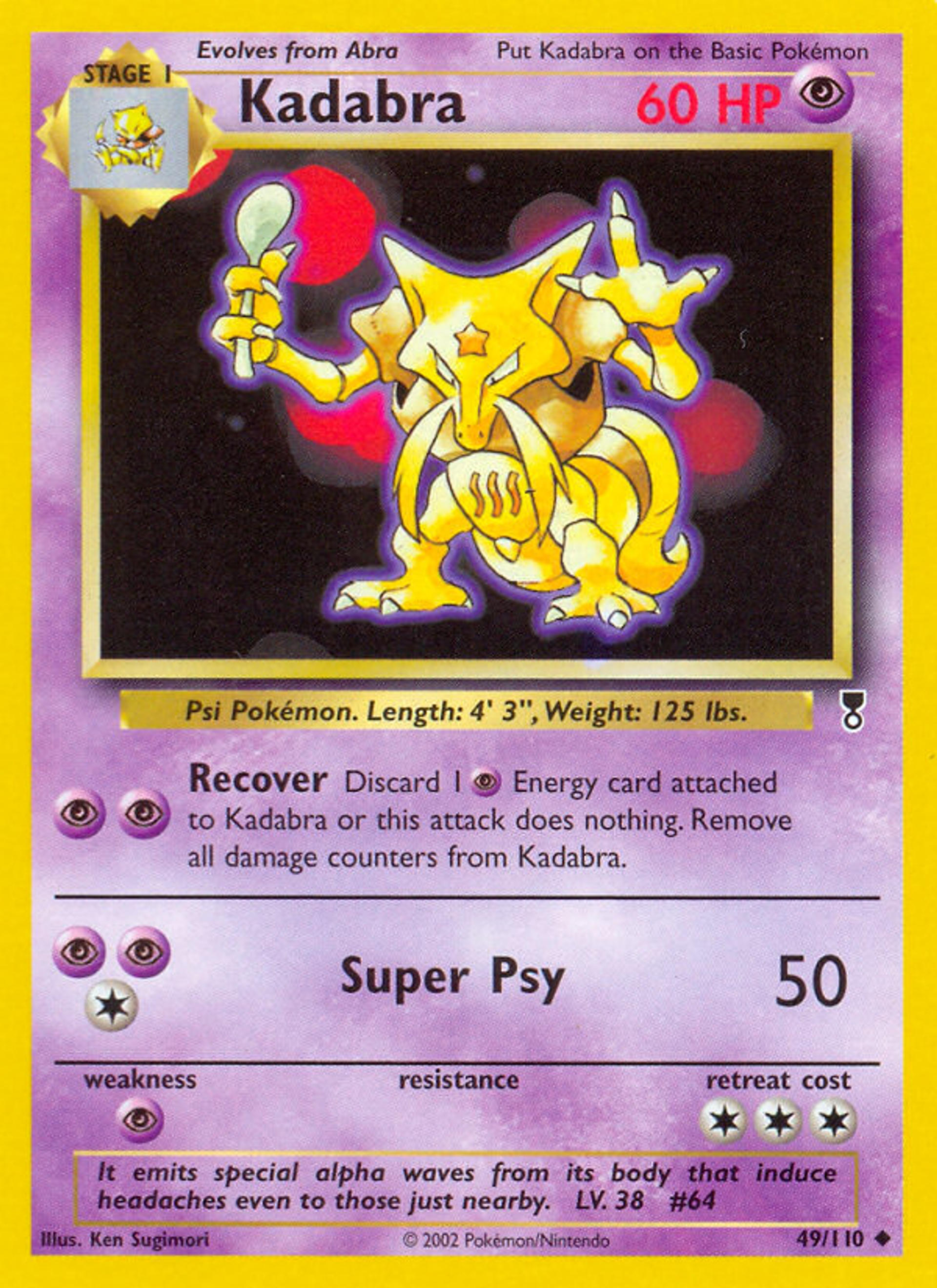 Kadabra — Legendary Collection — Pokemon