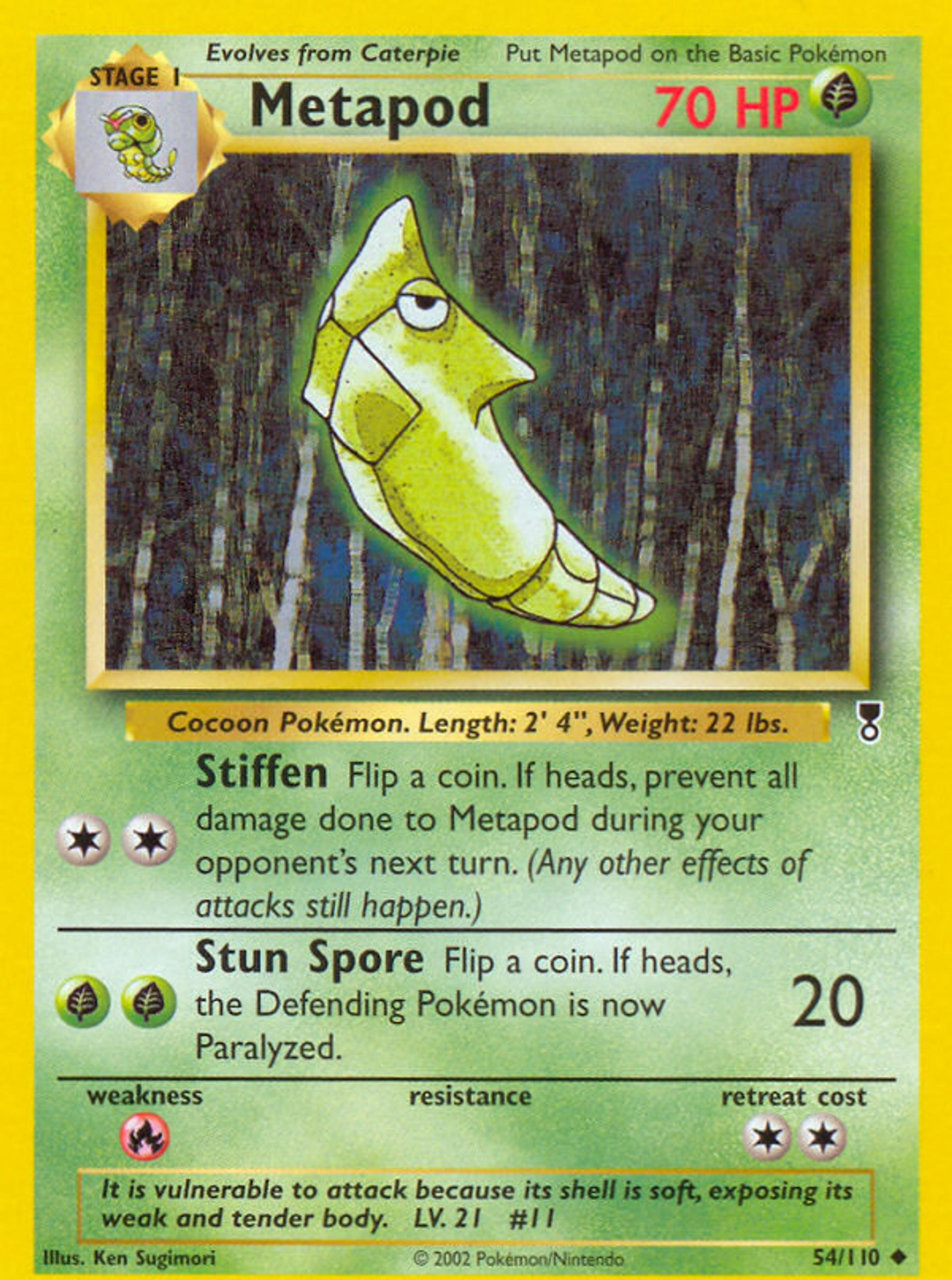 Metapod — Legendary Collection — Pokemon