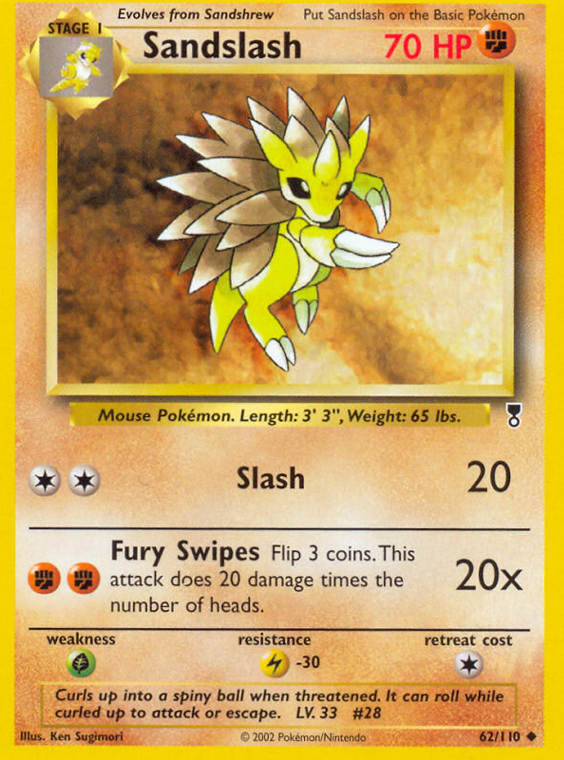 Sandslash — Legendary Collection — Pokemon