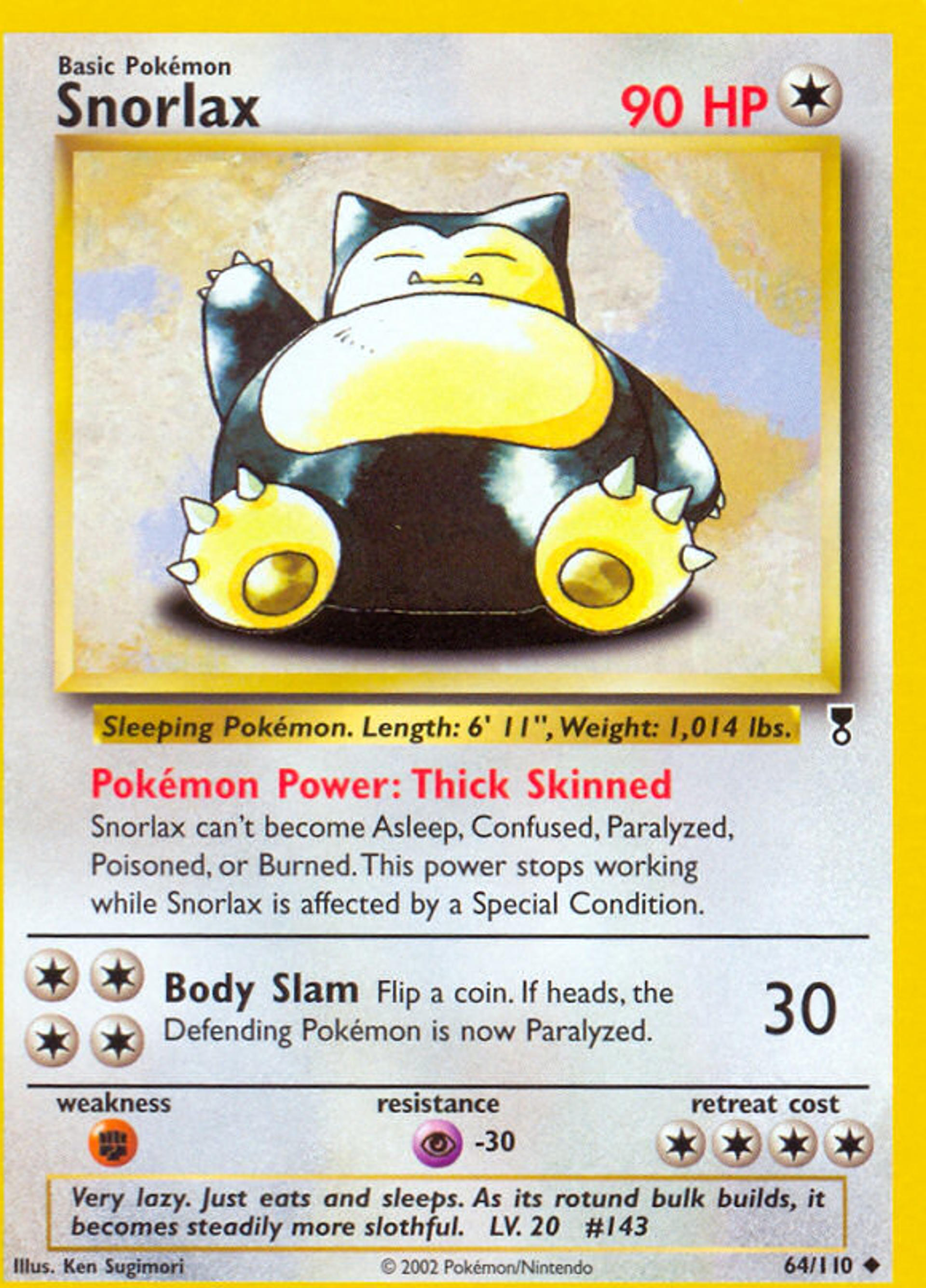 Snorlax — Legendary Collection — Pokemon