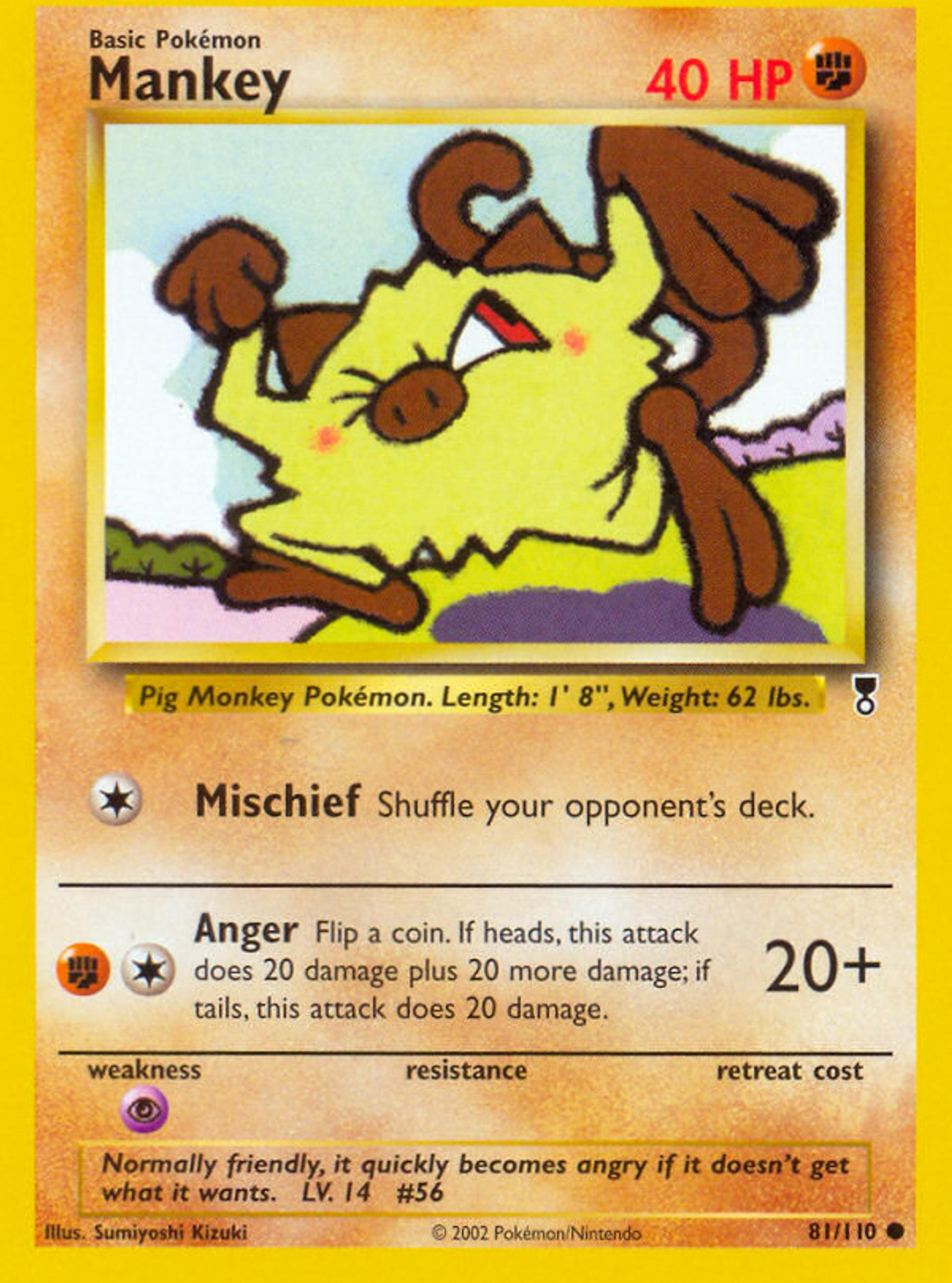 Mankey — Legendary Collection — Pokemon
