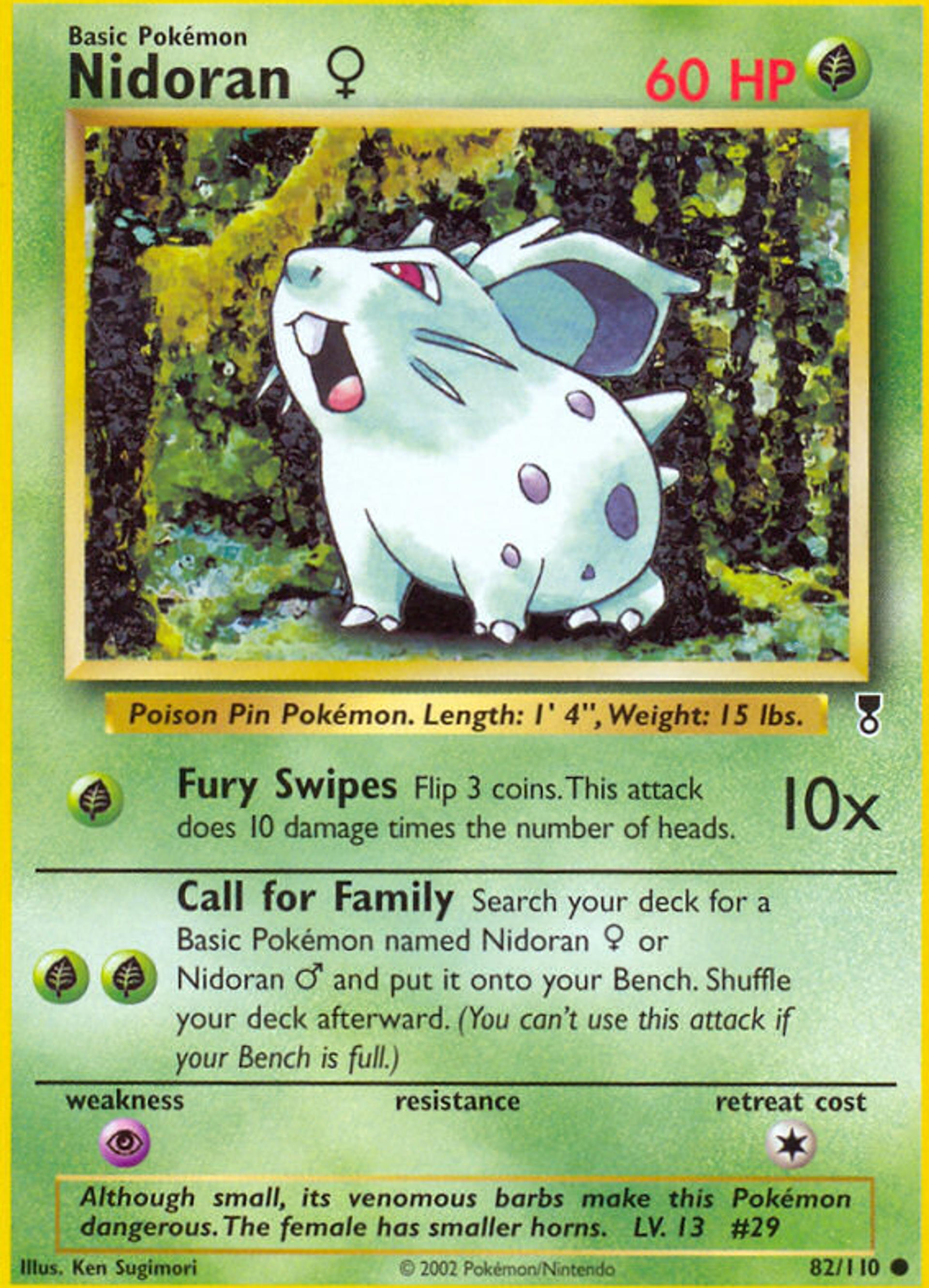 Nidoran F — Legendary Collection — Pokemon