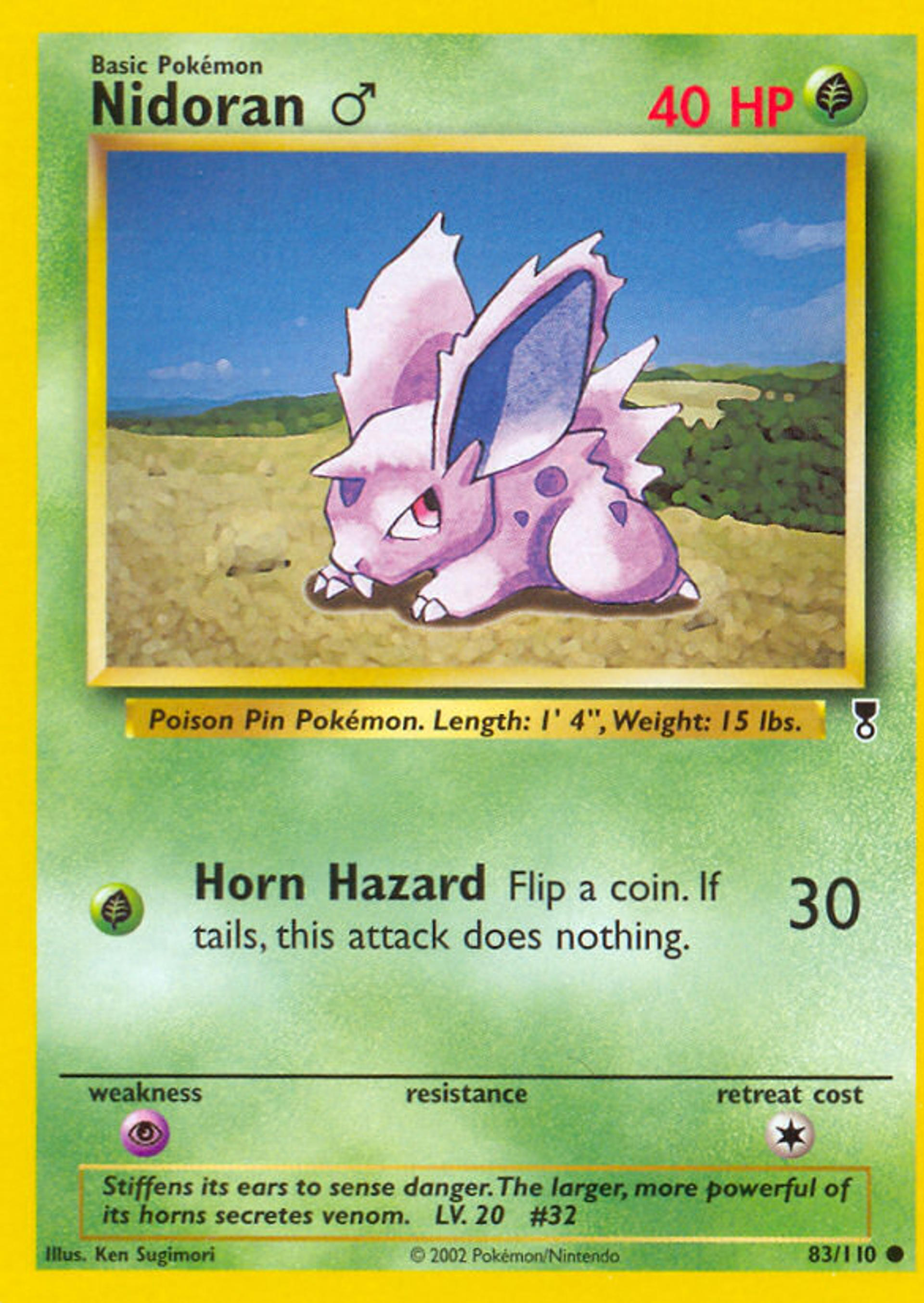 Nidoran M — Legendary Collection — Pokemon