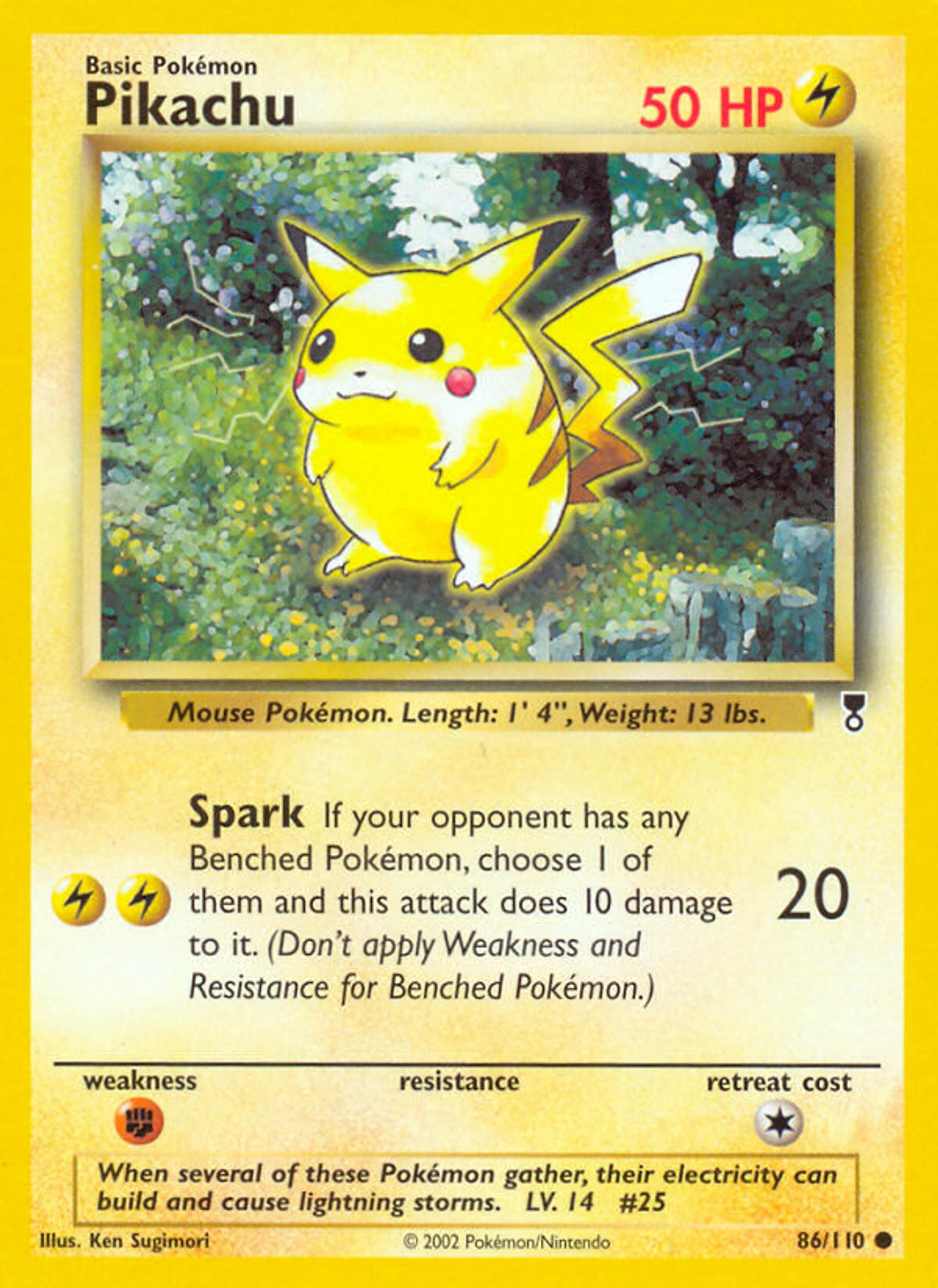 Pikachu — Legendary Collection — Pokemon