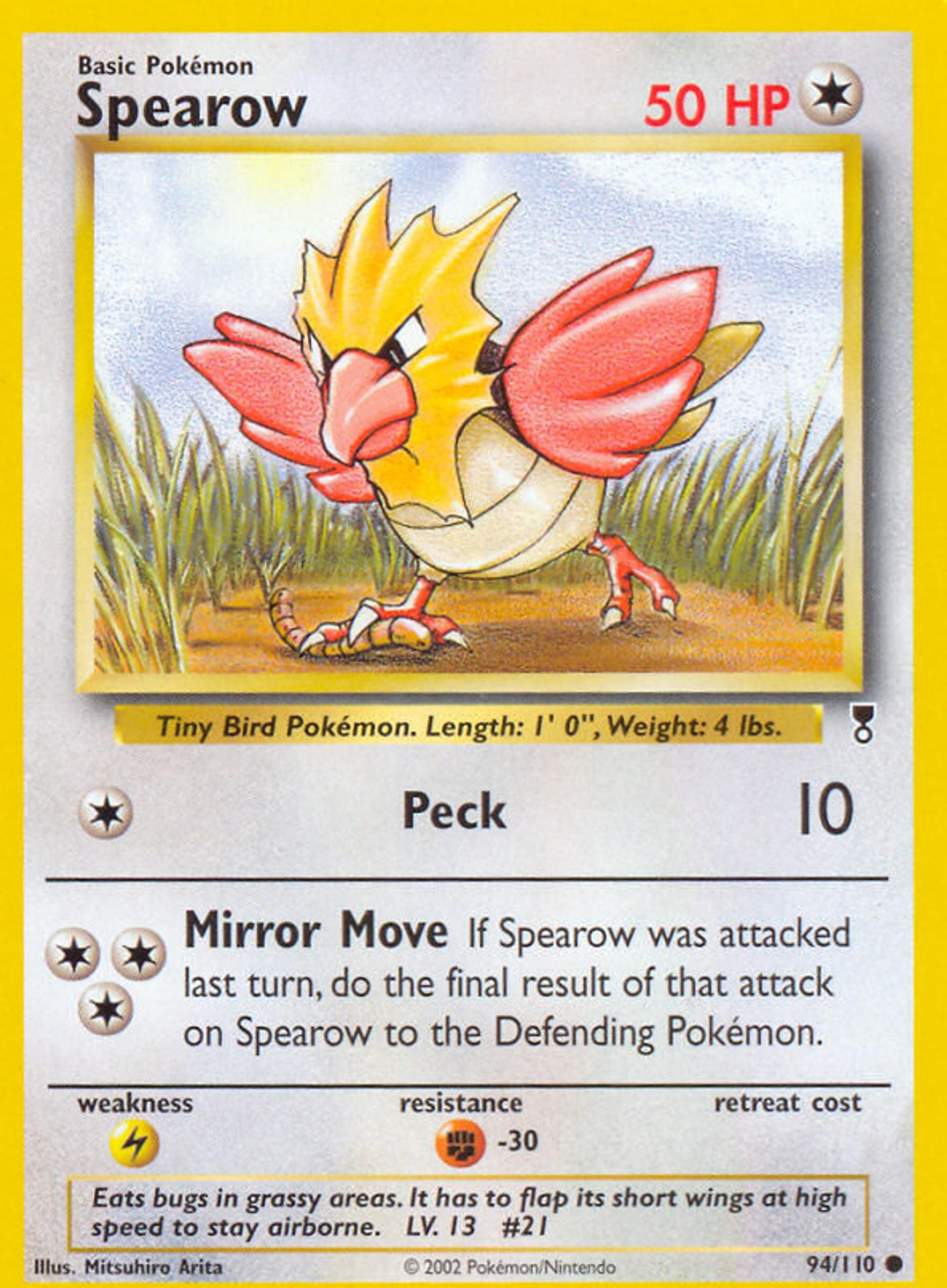 Spearow — Legendary Collection — Pokemon