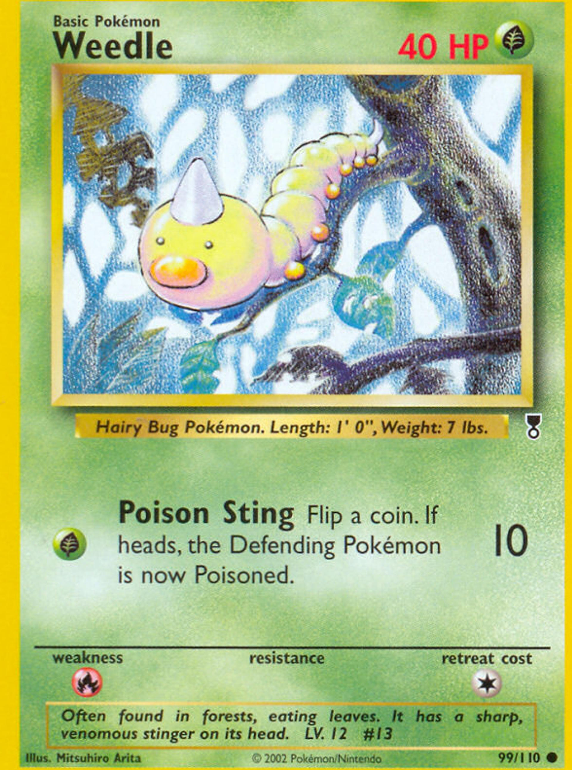 Weedle — Legendary Collection — Pokemon