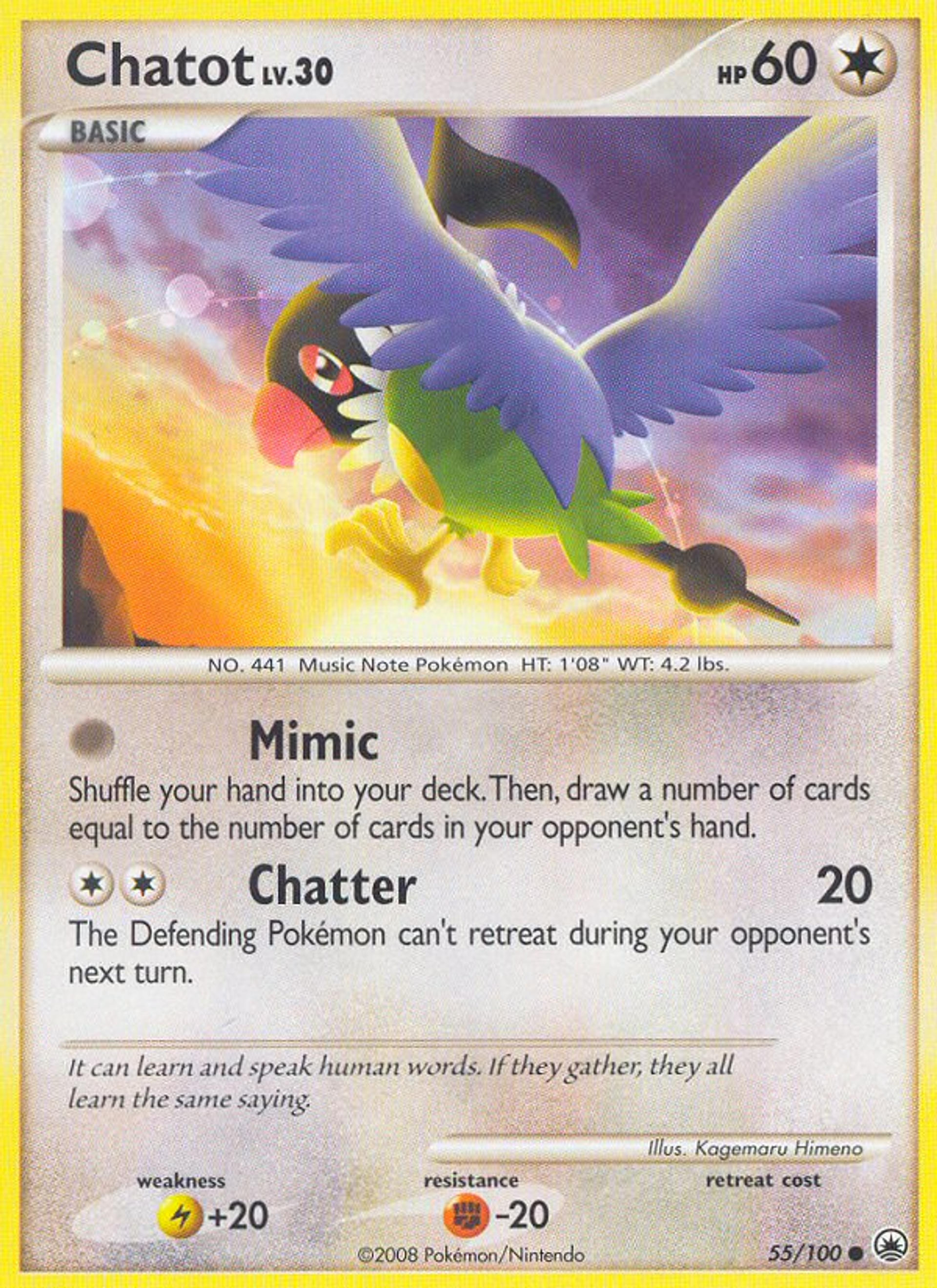 Chatot — Majestic Dawn — Pokemon