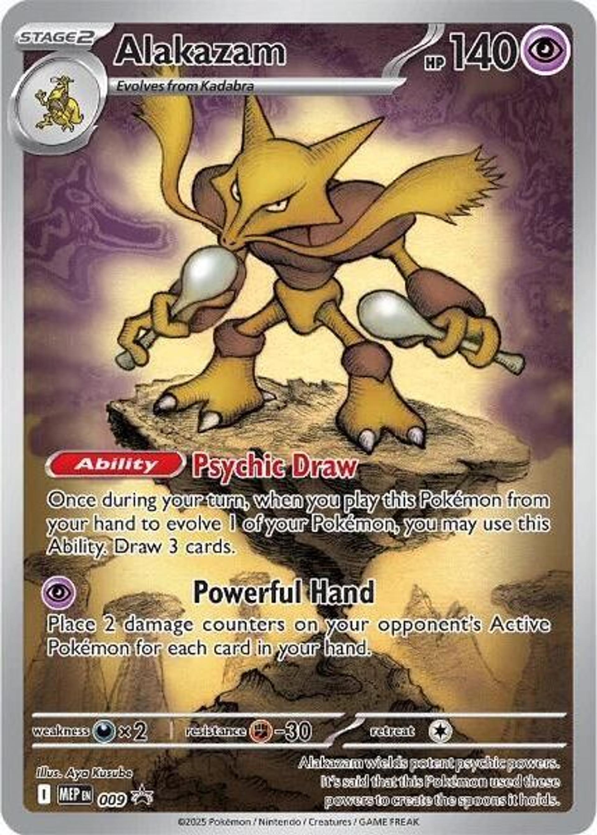 Alakazam — ME: Mega Evolution Promo — Pokemon