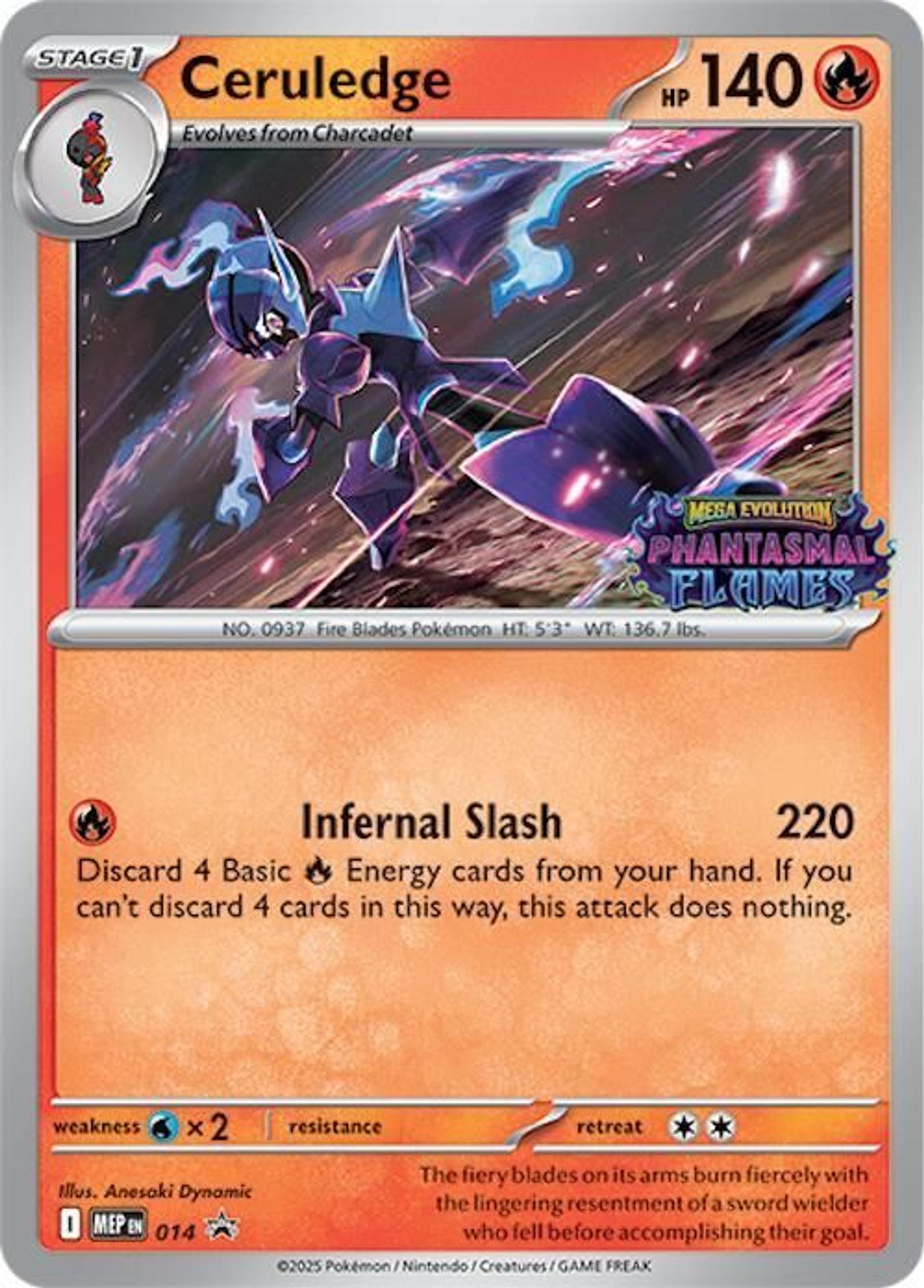 Ceruledge — ME: Mega Evolution Promo — Pokemon