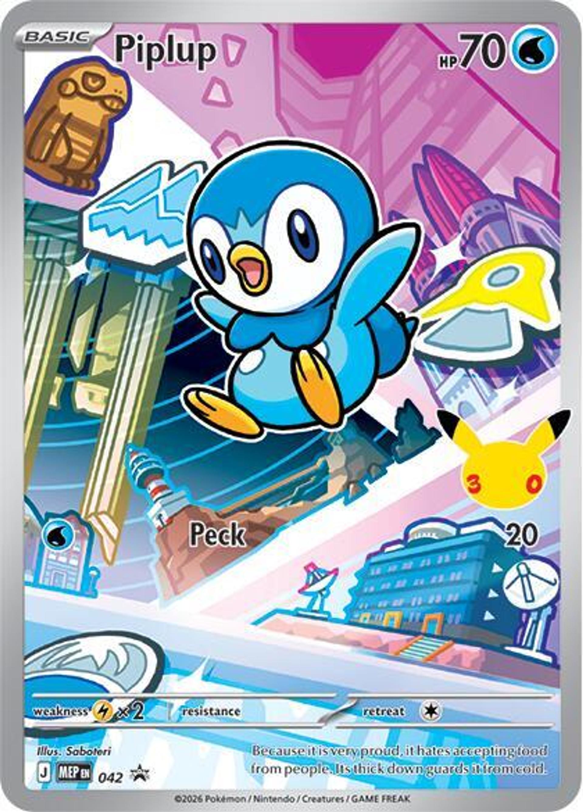 Piplup — ME: Mega Evolution Promo — Pokemon