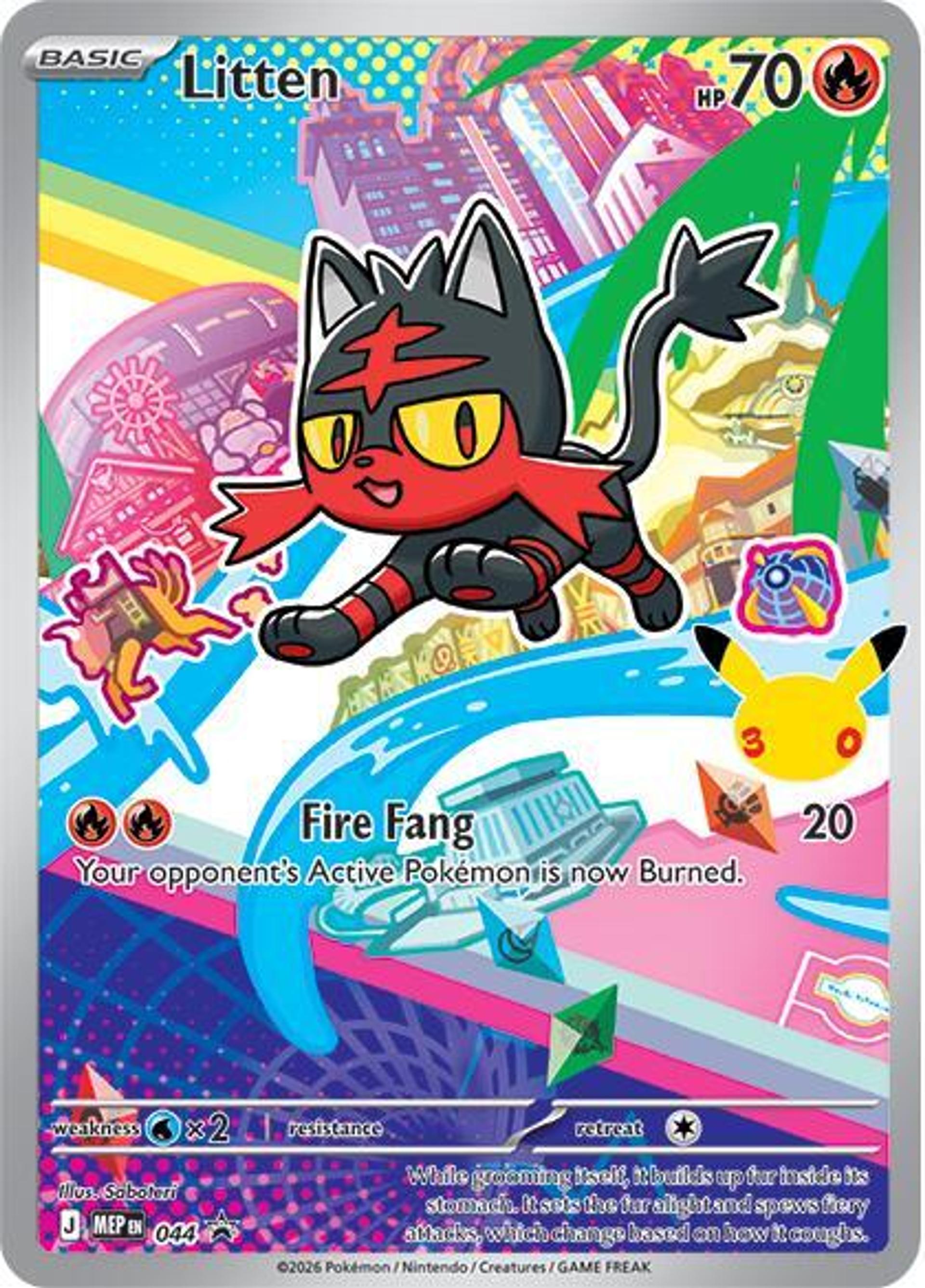Litten — ME: Mega Evolution Promo — Pokemon