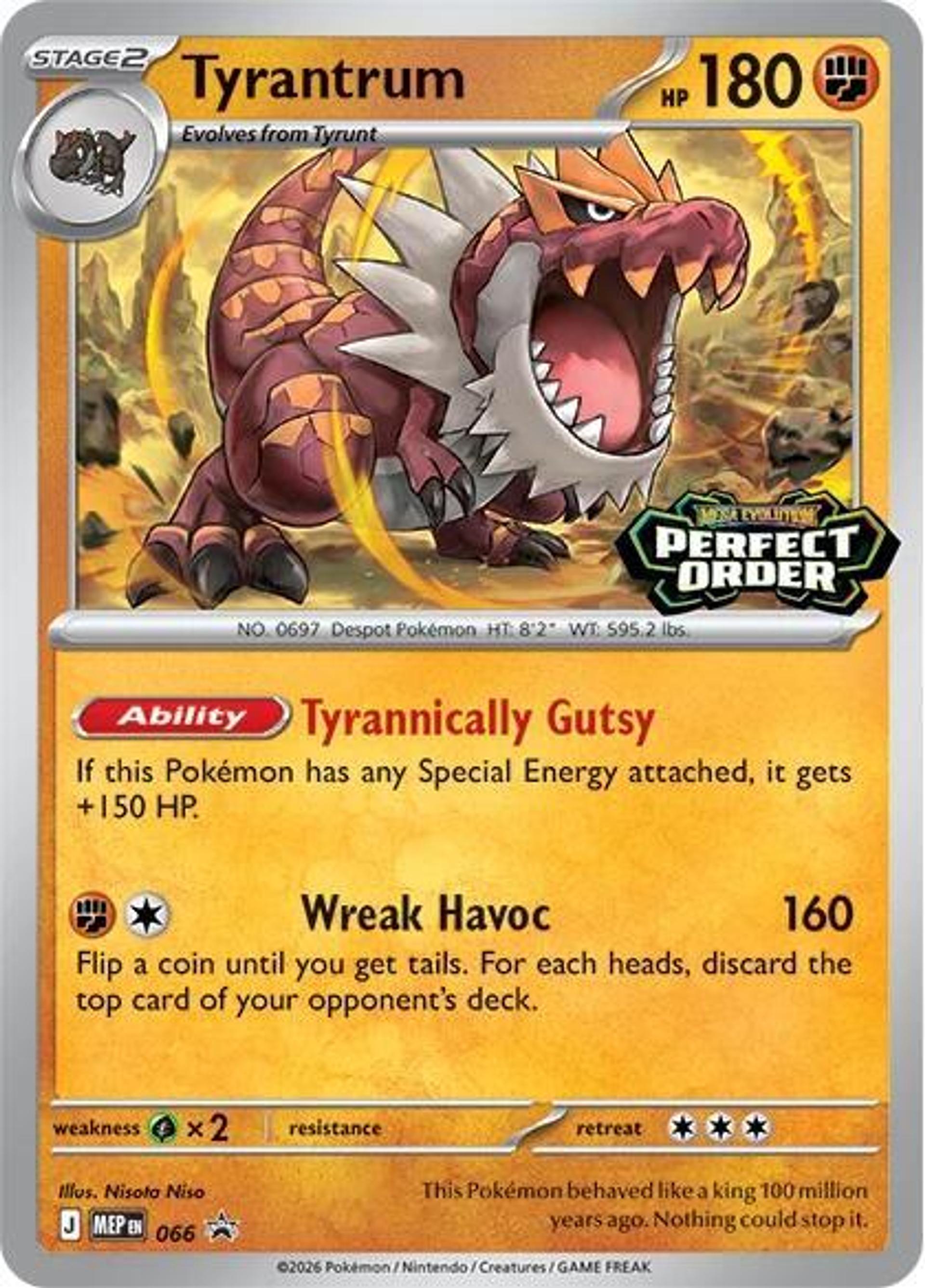 Tyrantrum — ME: Mega Evolution Promo — Pokemon