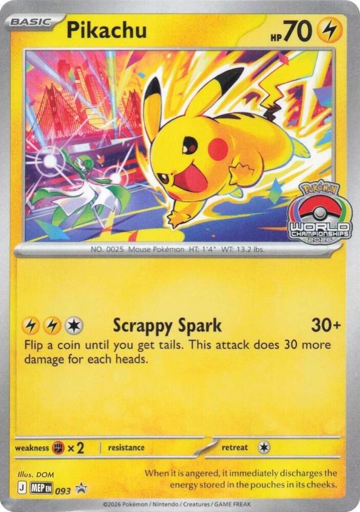 Pikachu — ME: Mega Evolution Promo — Pokemon