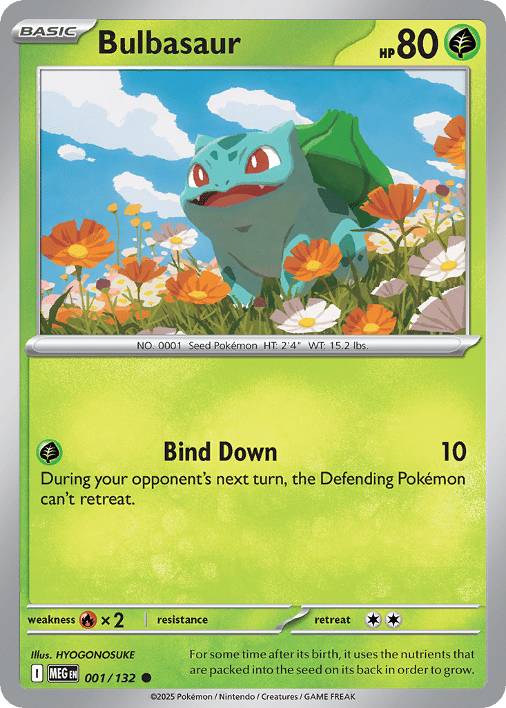 Bulbasaur — ME01: Mega Evolution — Pokemon