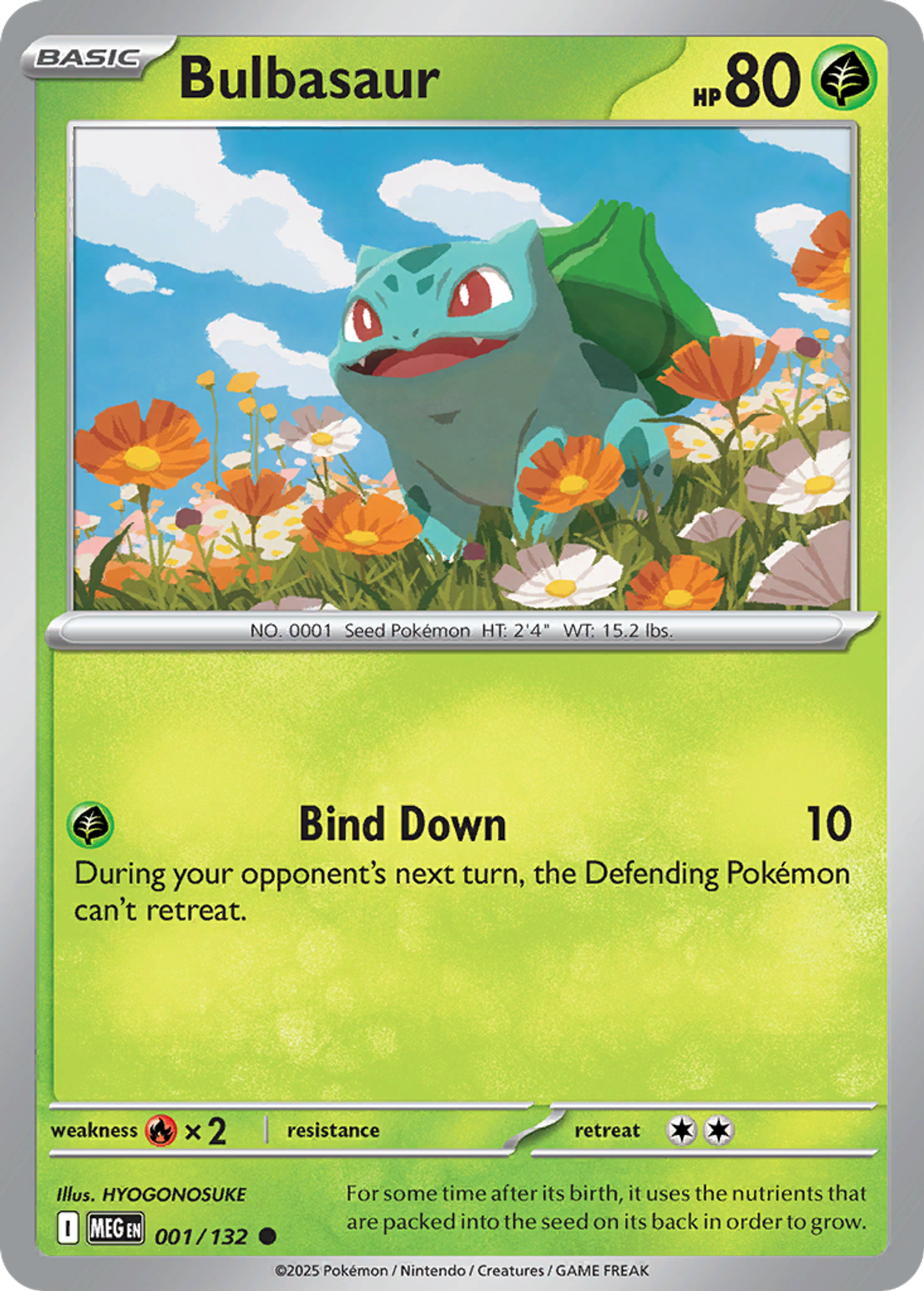 Bulbasaur — ME01: Mega Evolution — Pokemon