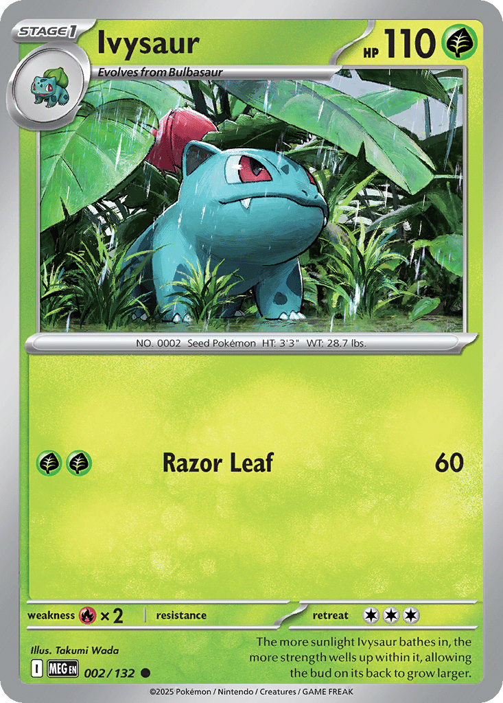 Ivysaur — ME01: Mega Evolution — Pokemon