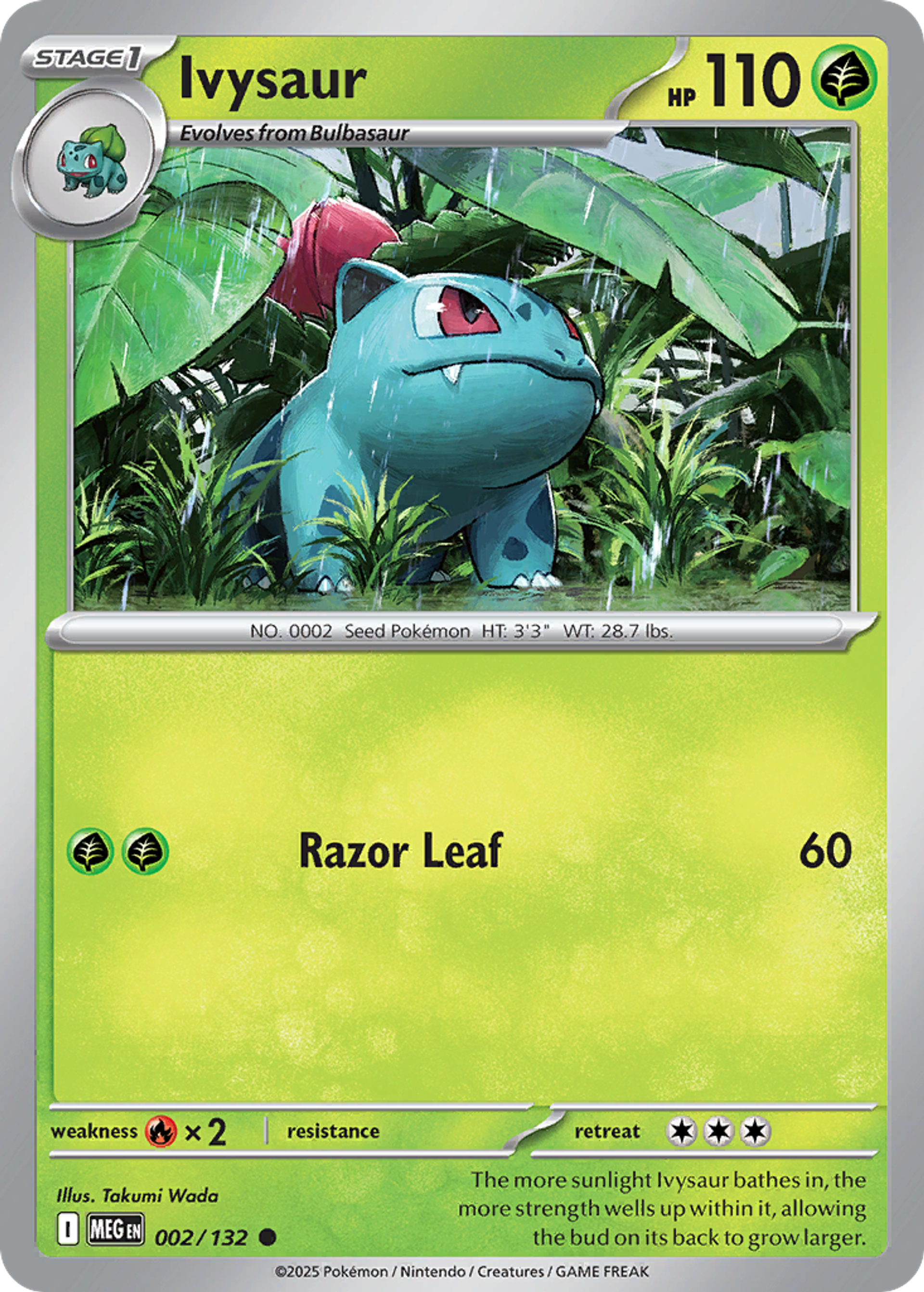 Ivysaur — ME01: Mega Evolution — Pokemon