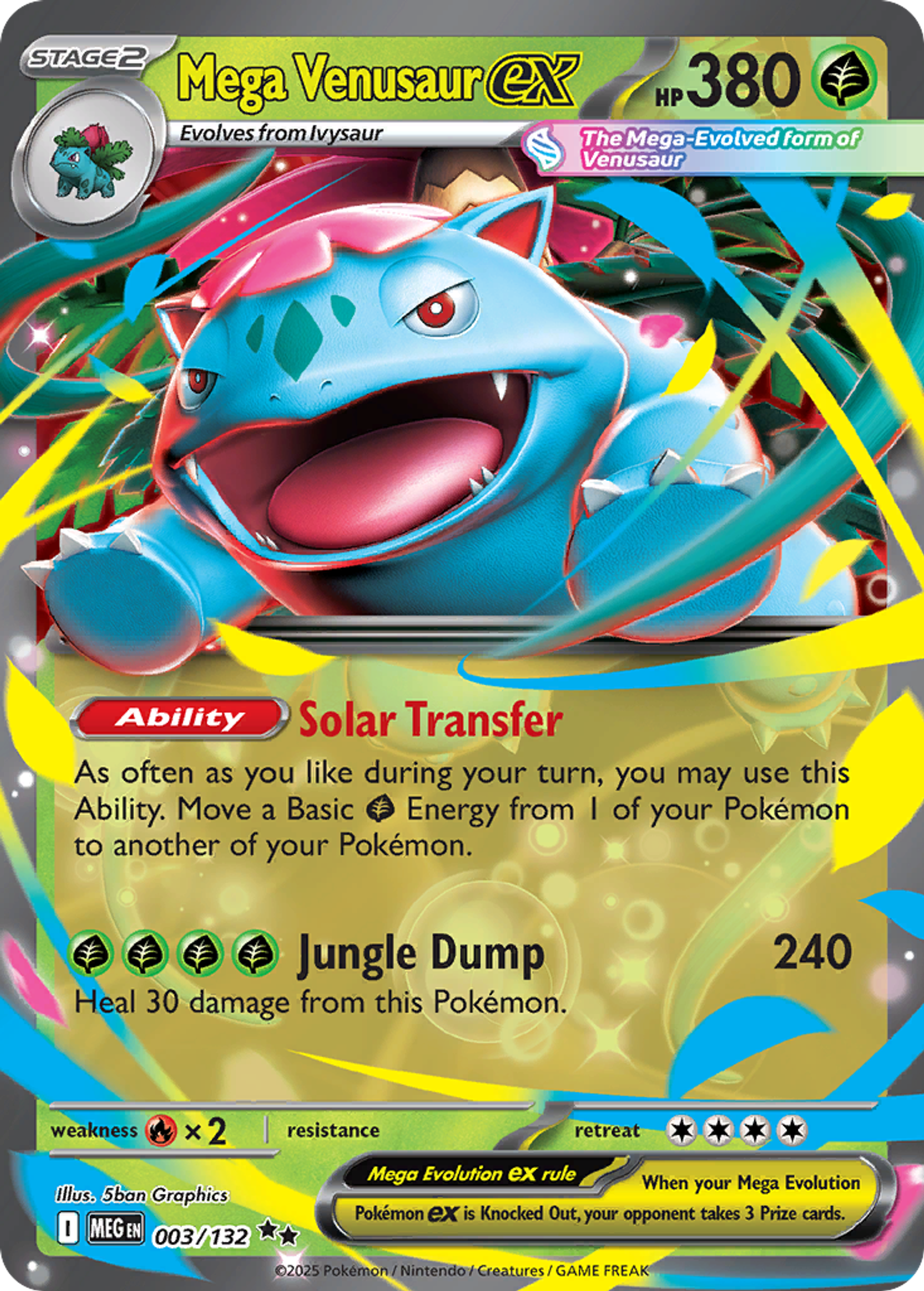 Mega Venusaur ex — ME01: Mega Evolution — Pokemon