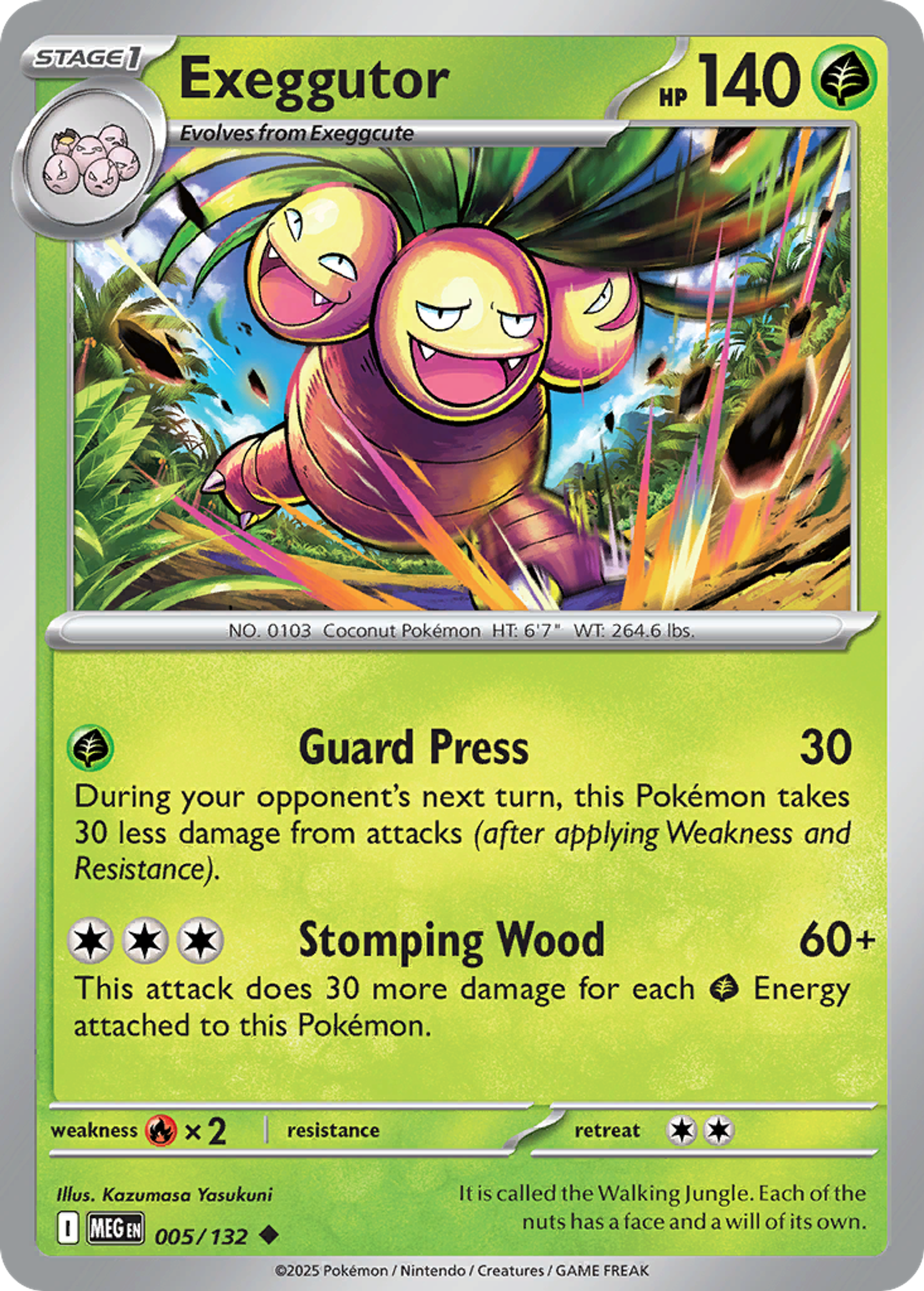 Exeggutor — ME01: Mega Evolution — Pokemon