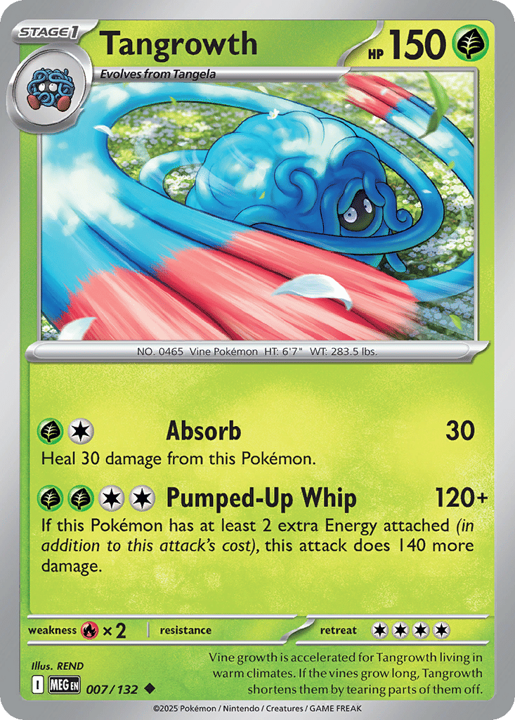 Tangrowth — ME01: Mega Evolution — Pokemon