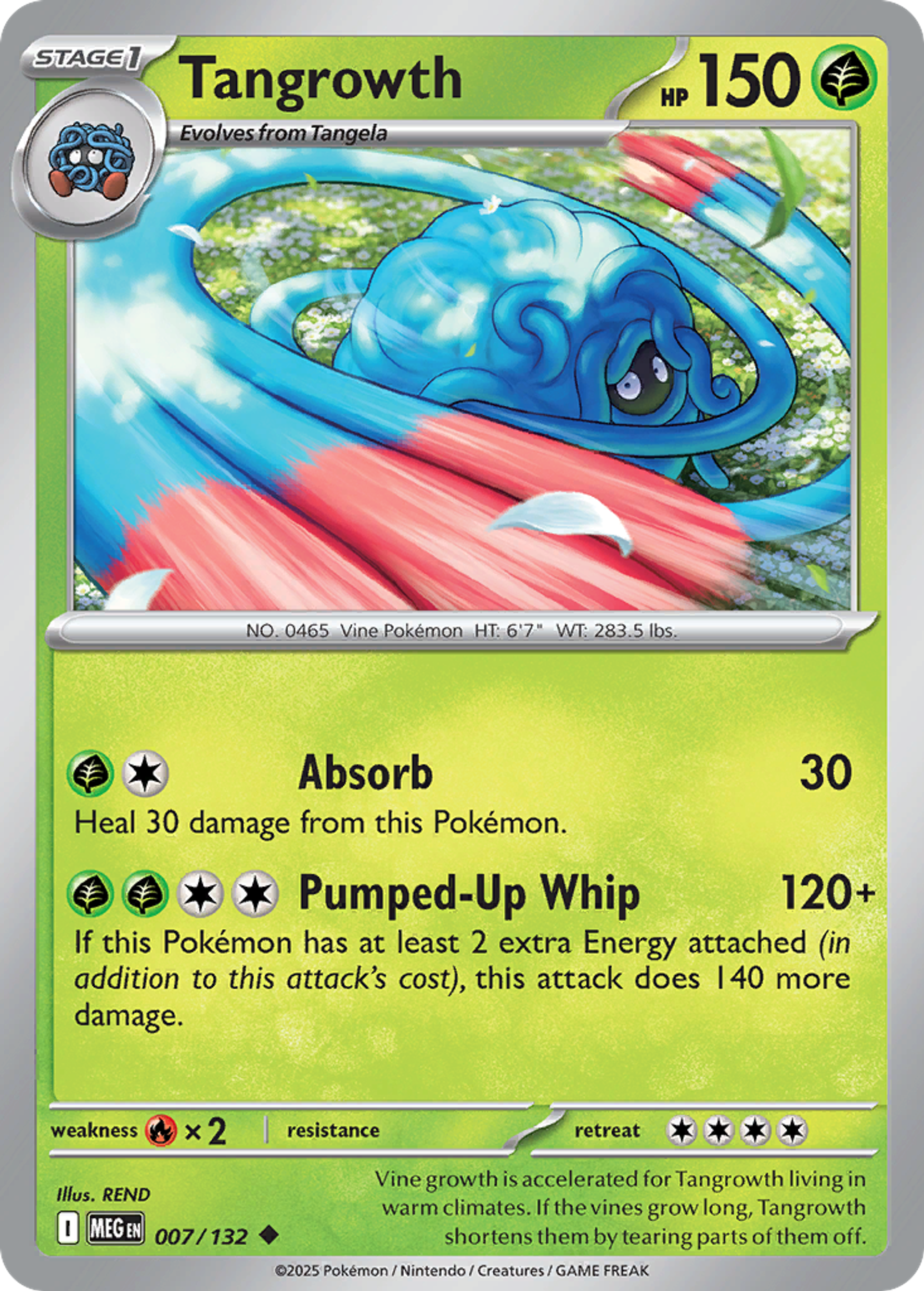 Tangrowth — ME01: Mega Evolution — Pokemon