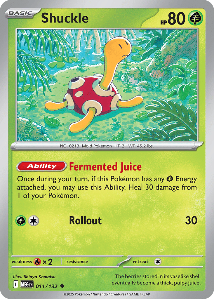 Shuckle — ME01: Mega Evolution — Pokemon