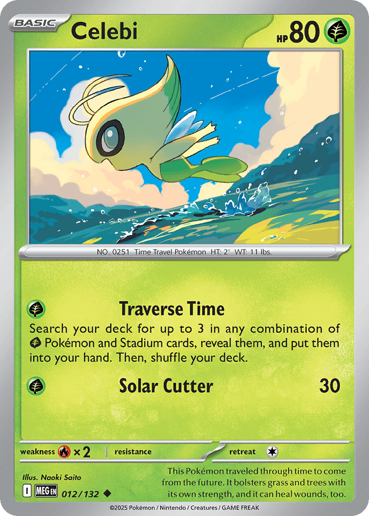 Celebi — ME01: Mega Evolution — Pokemon