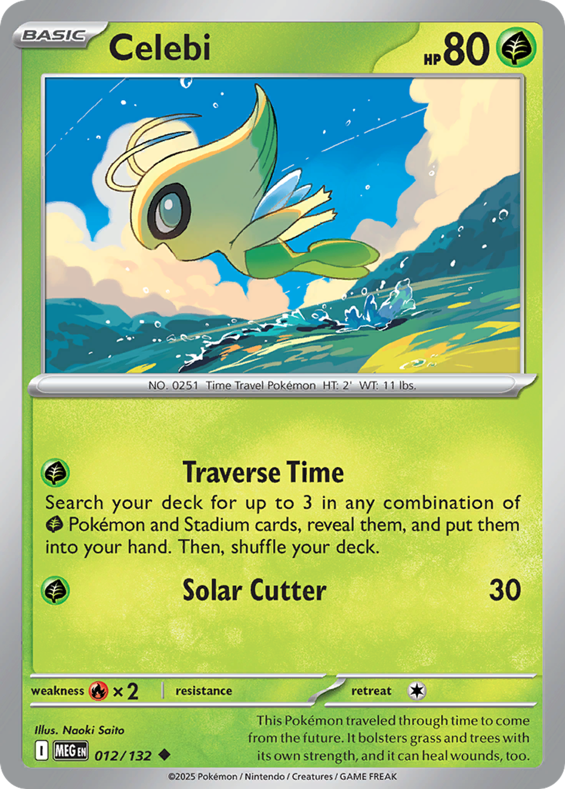 Celebi — ME01: Mega Evolution — Pokemon