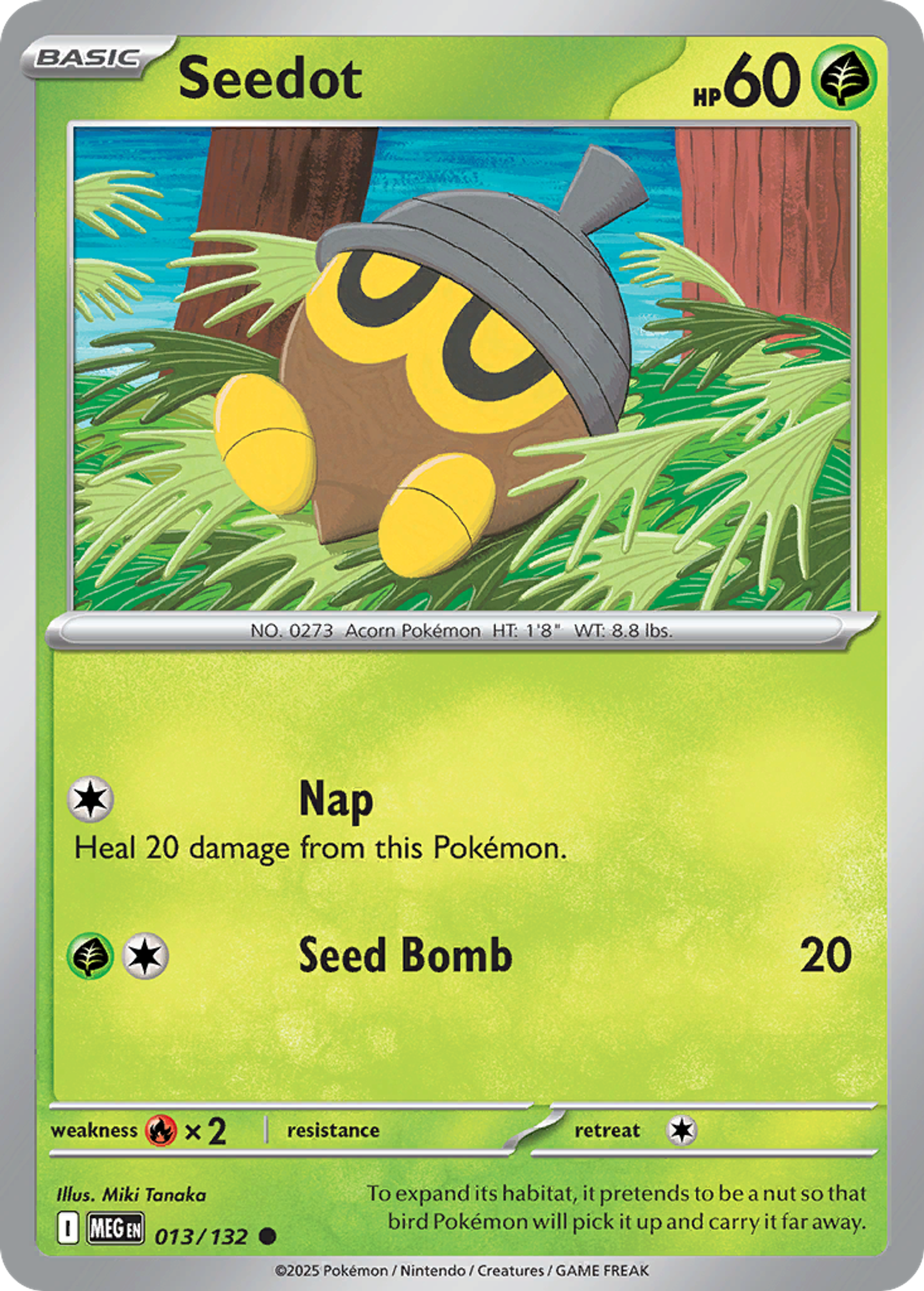 Seedot — ME01: Mega Evolution — Pokemon