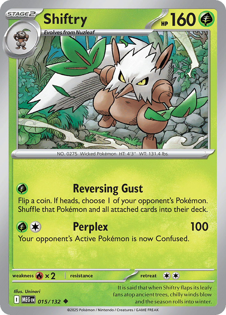 Shiftry — ME01: Mega Evolution — Pokemon