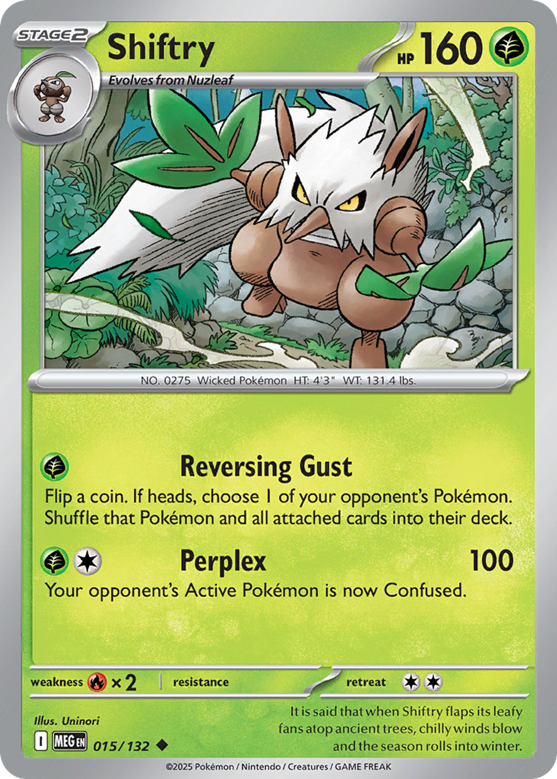 Shiftry — ME01: Mega Evolution — Pokemon