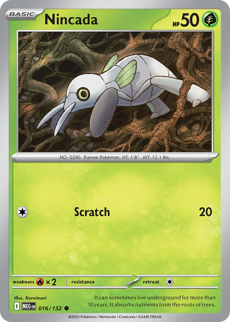 Nincada — ME01: Mega Evolution — Pokemon