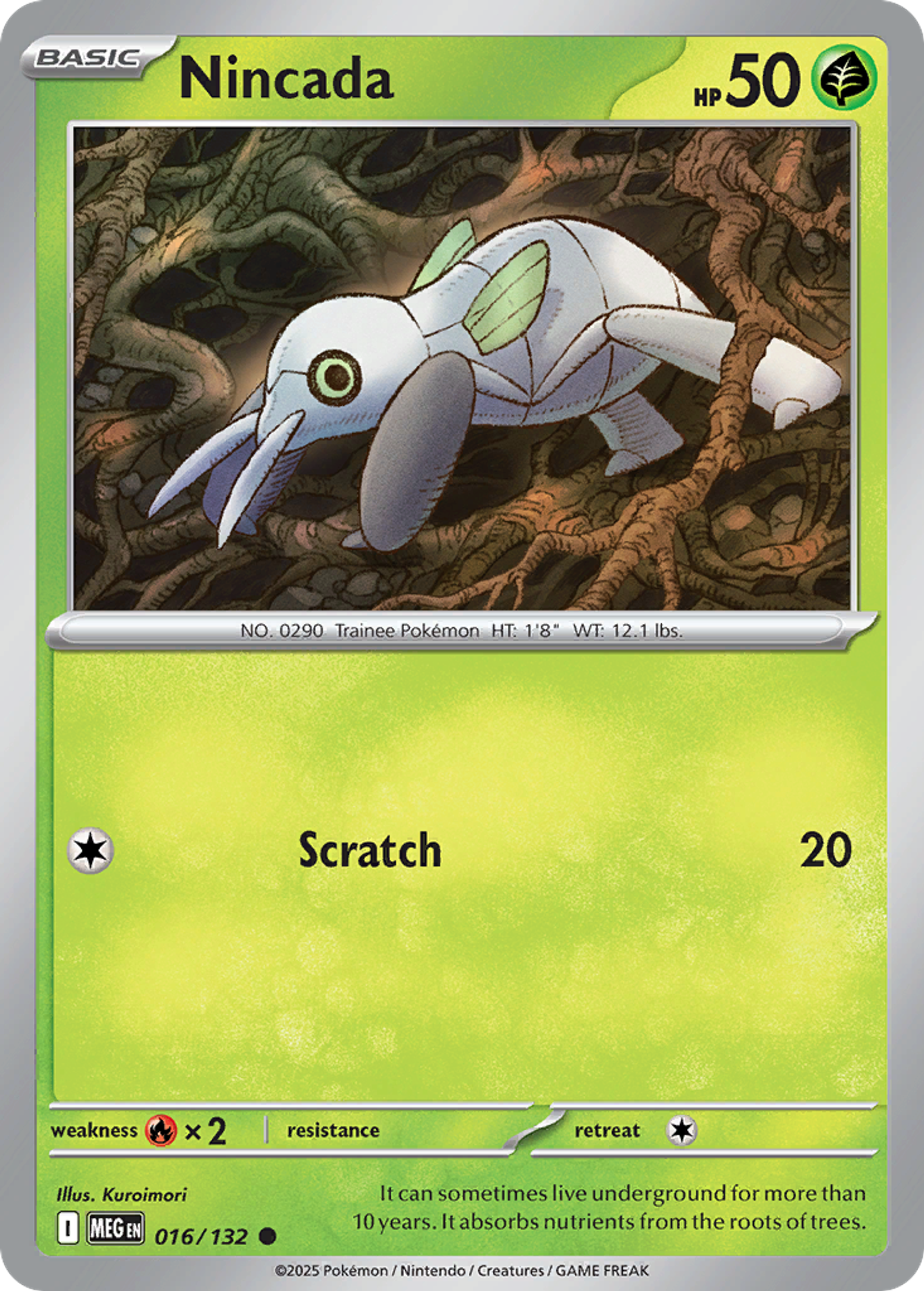 Nincada — ME01: Mega Evolution — Pokemon