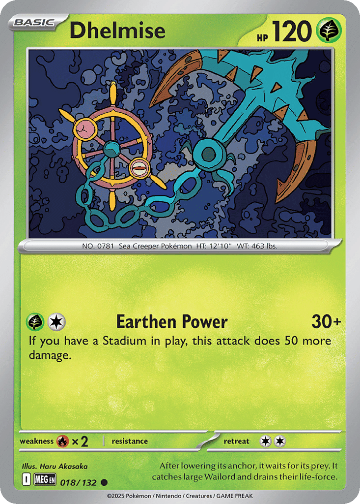 Dhelmise — ME01: Mega Evolution — Pokemon