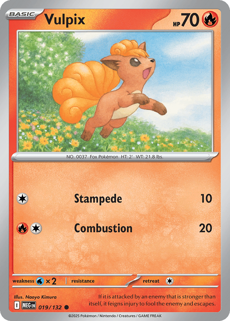 Vulpix — ME01: Mega Evolution — Pokemon