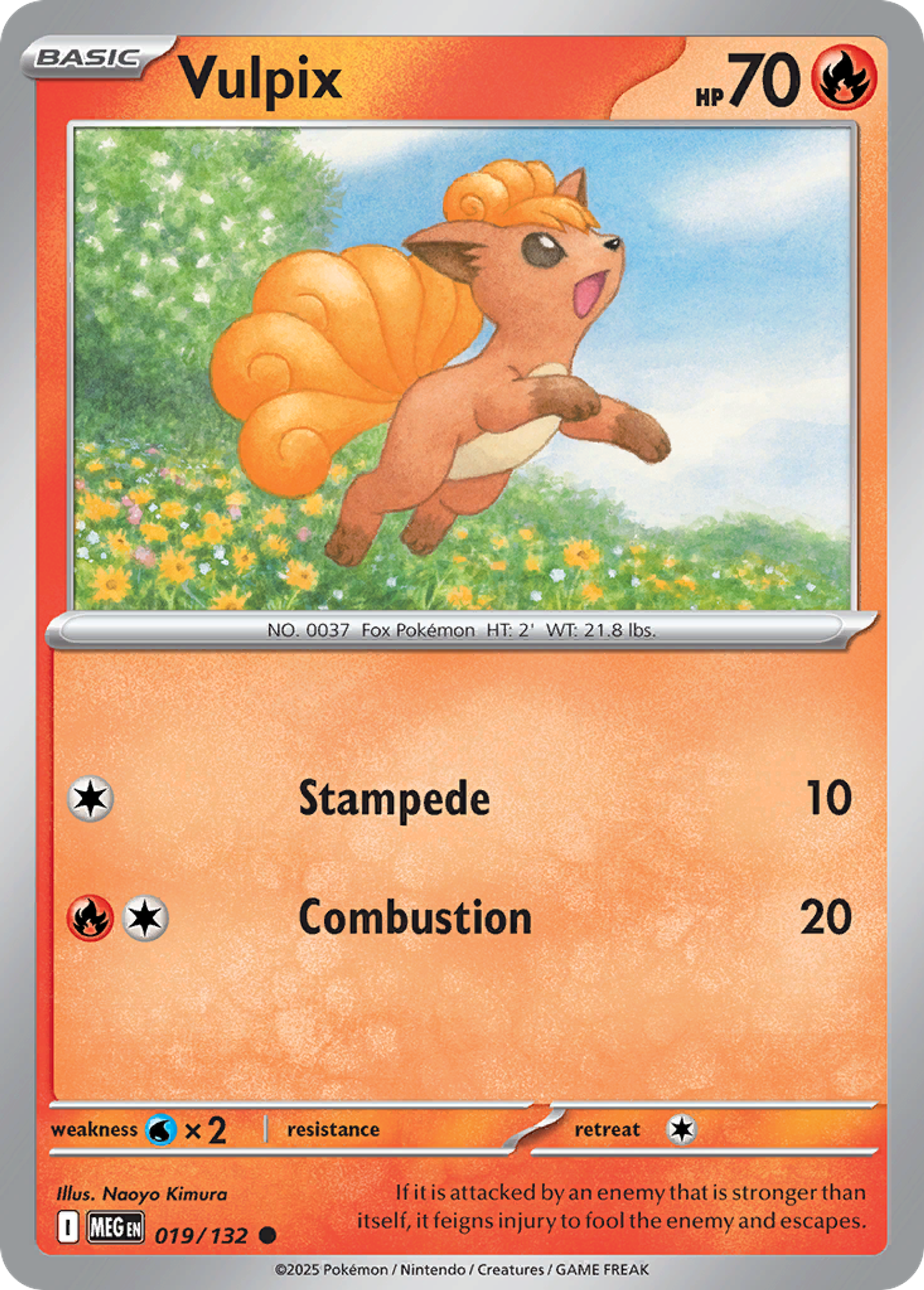 Vulpix — ME01: Mega Evolution — Pokemon