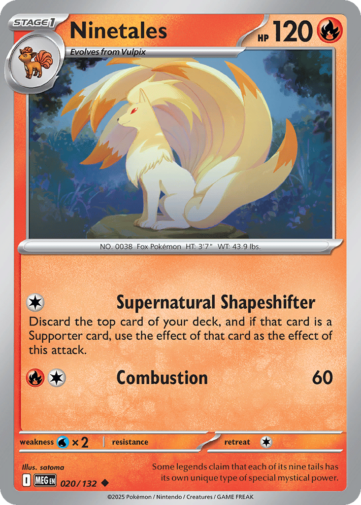 Ninetales — ME01: Mega Evolution — Pokemon
