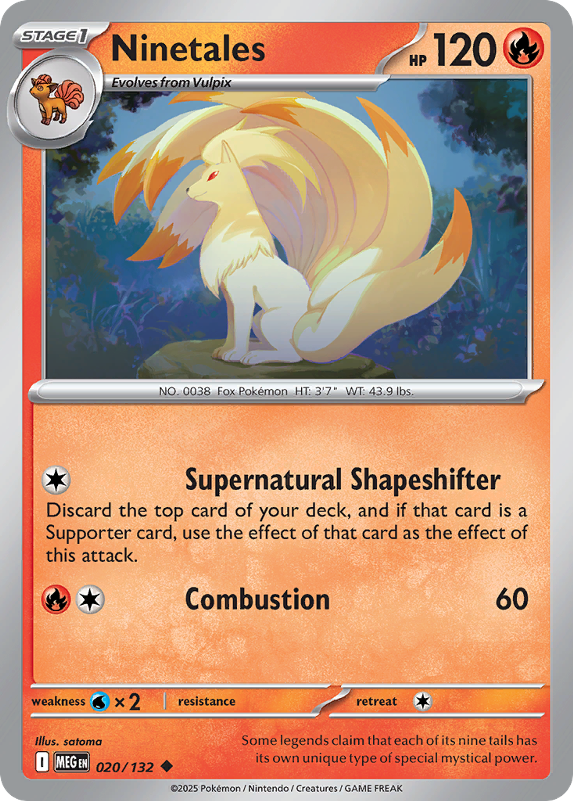 Ninetales — ME01: Mega Evolution — Pokémon