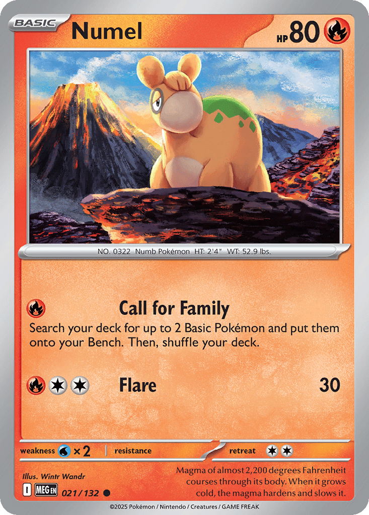 Numel — ME01: Mega Evolution — Pokemon