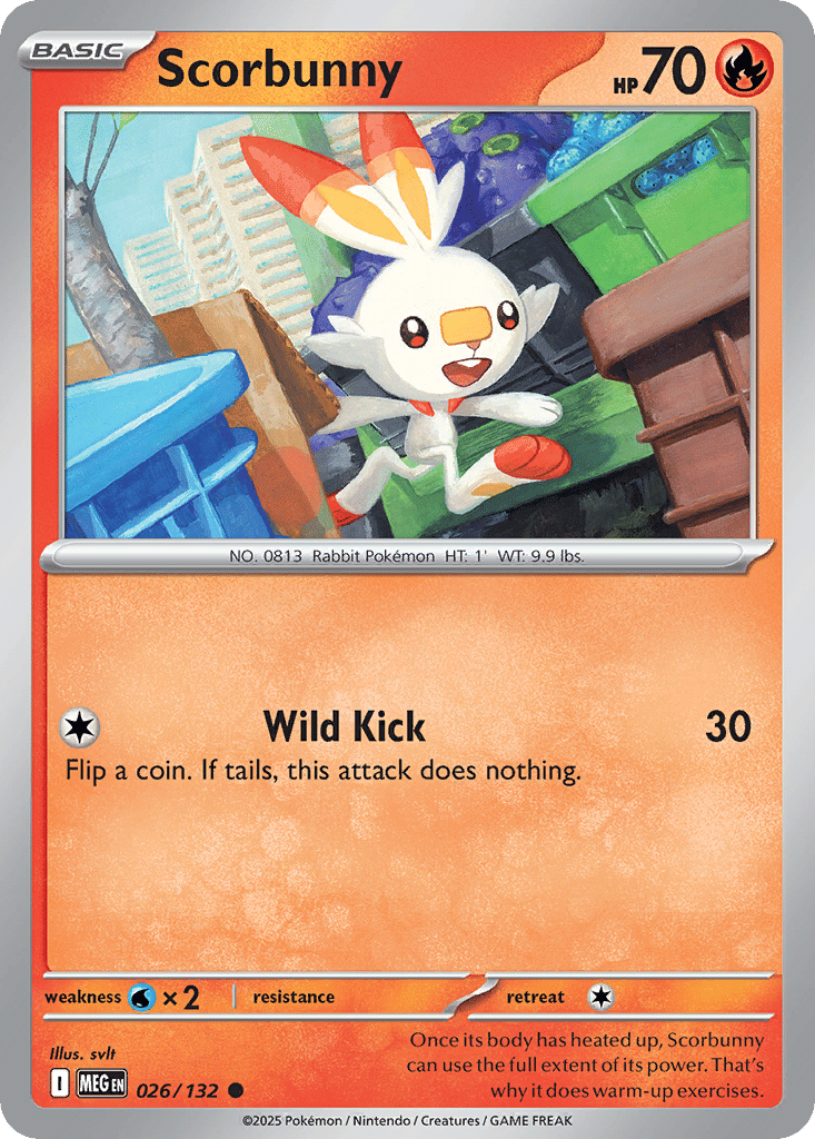 Scorbunny — ME01: Mega Evolution — Pokemon
