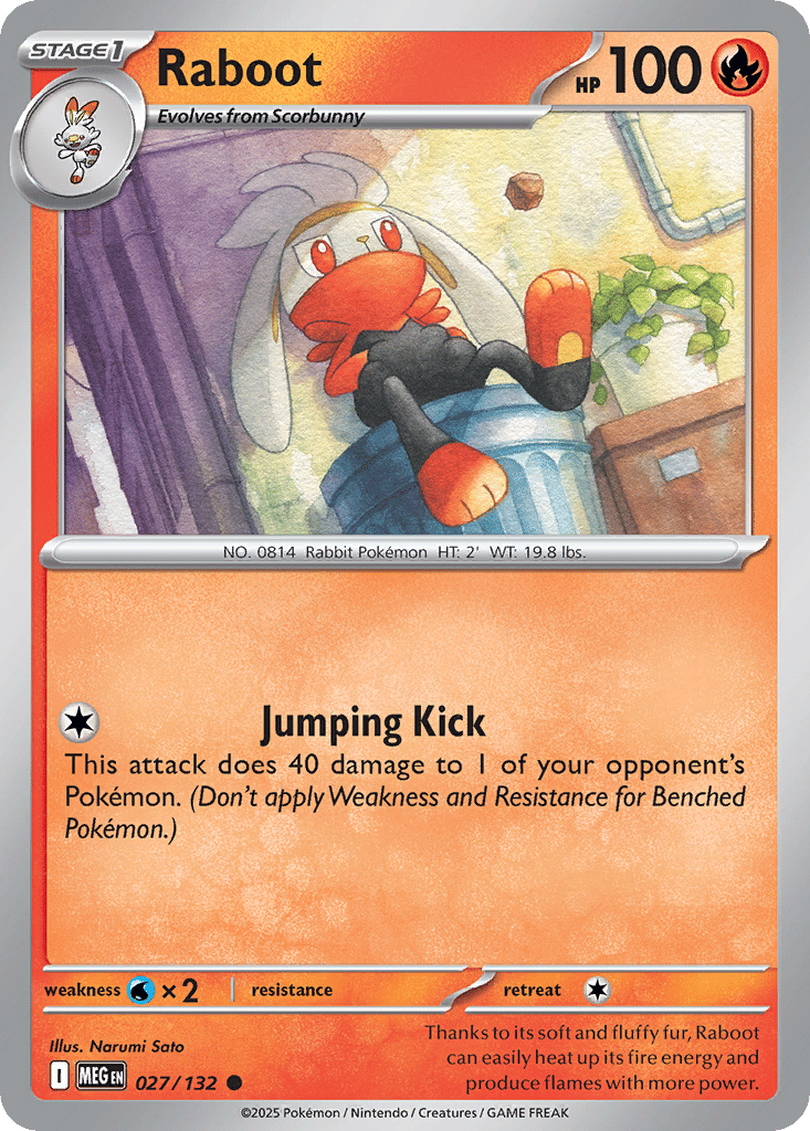 Raboot — ME01: Mega Evolution — Pokemon