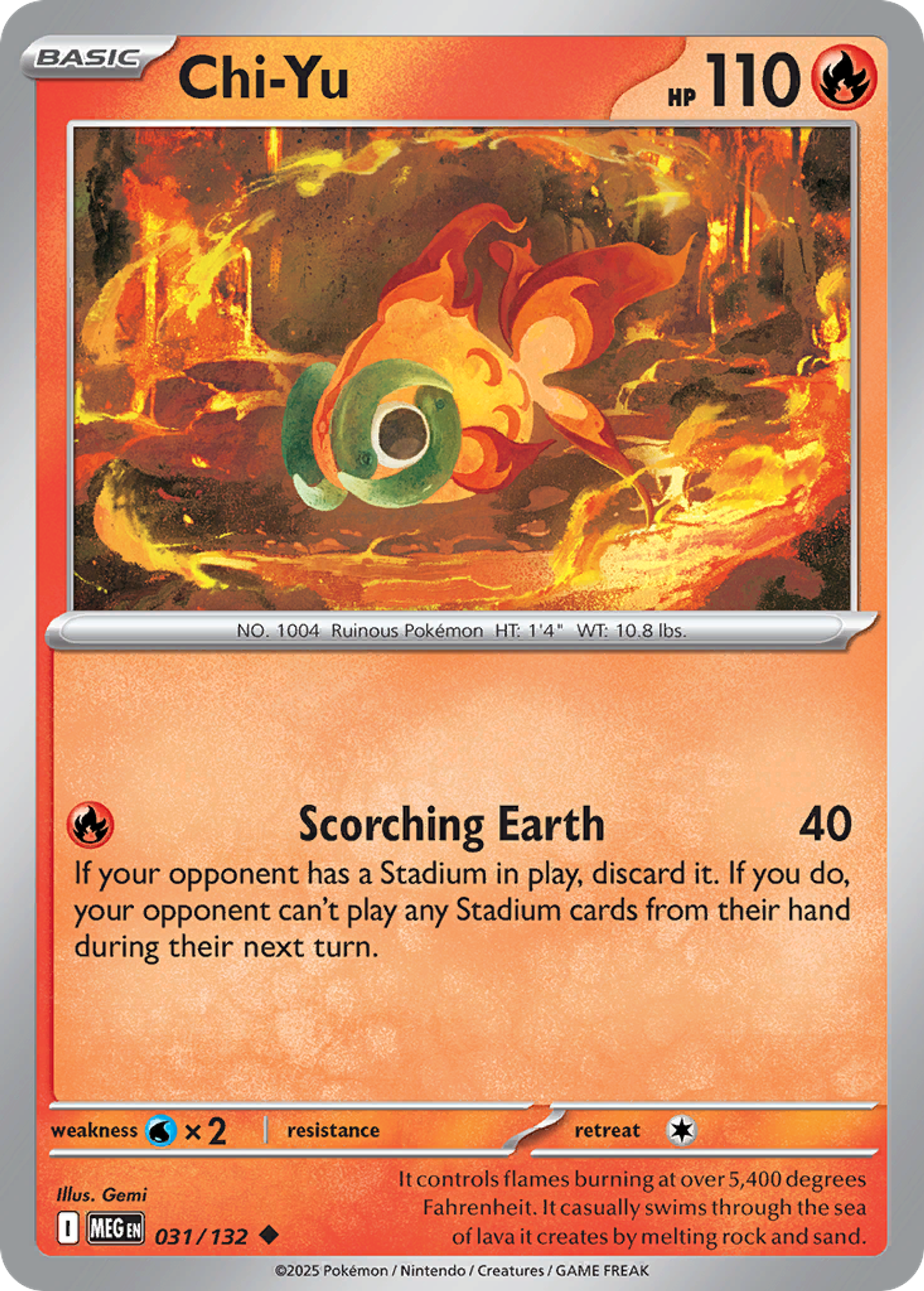 Chi-Yu — ME01: Mega Evolution — Pokemon